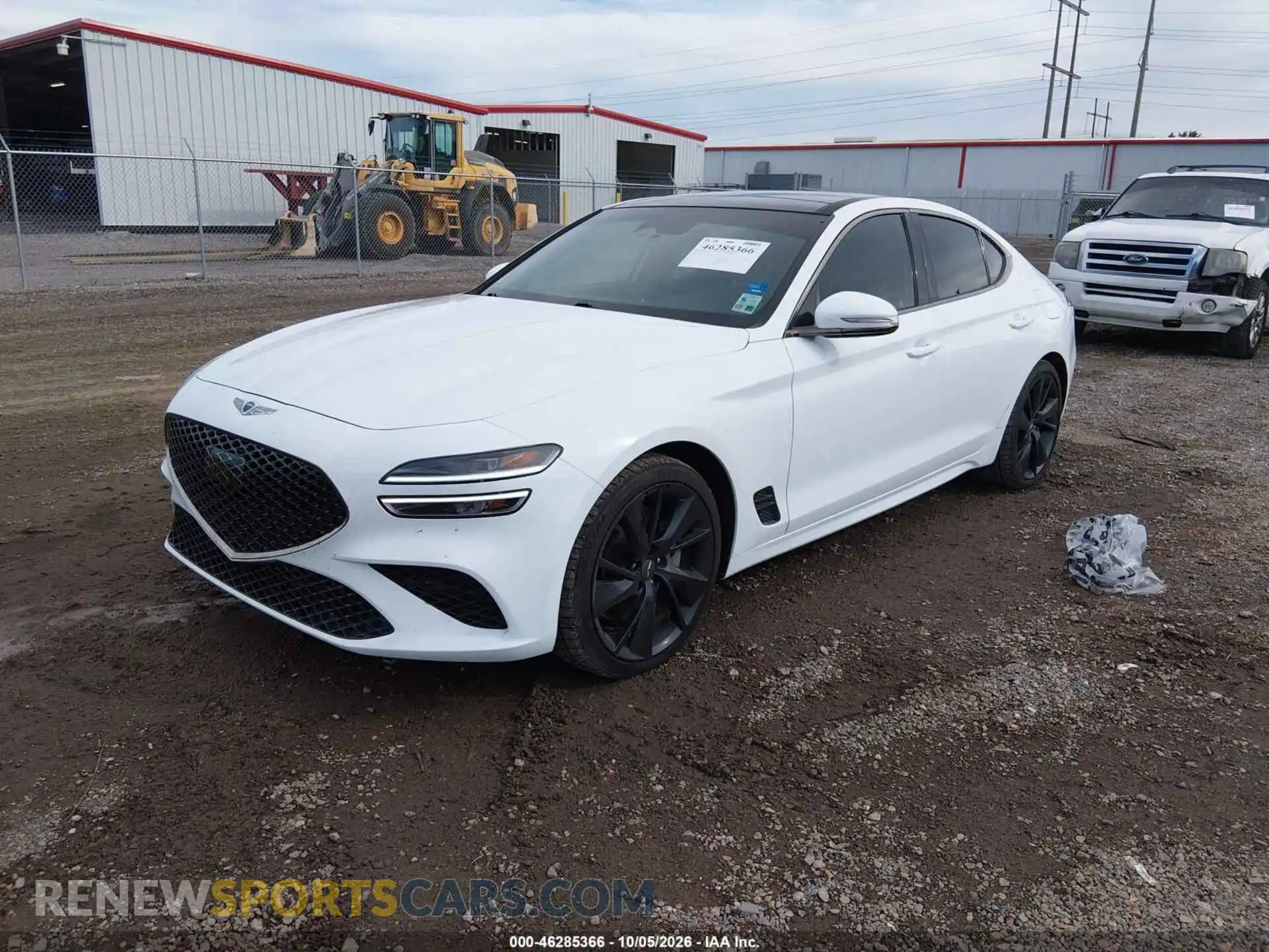 2 fotografías del automóvil dañado KMTG54TE3PU122709 GENESIS G70 2023
