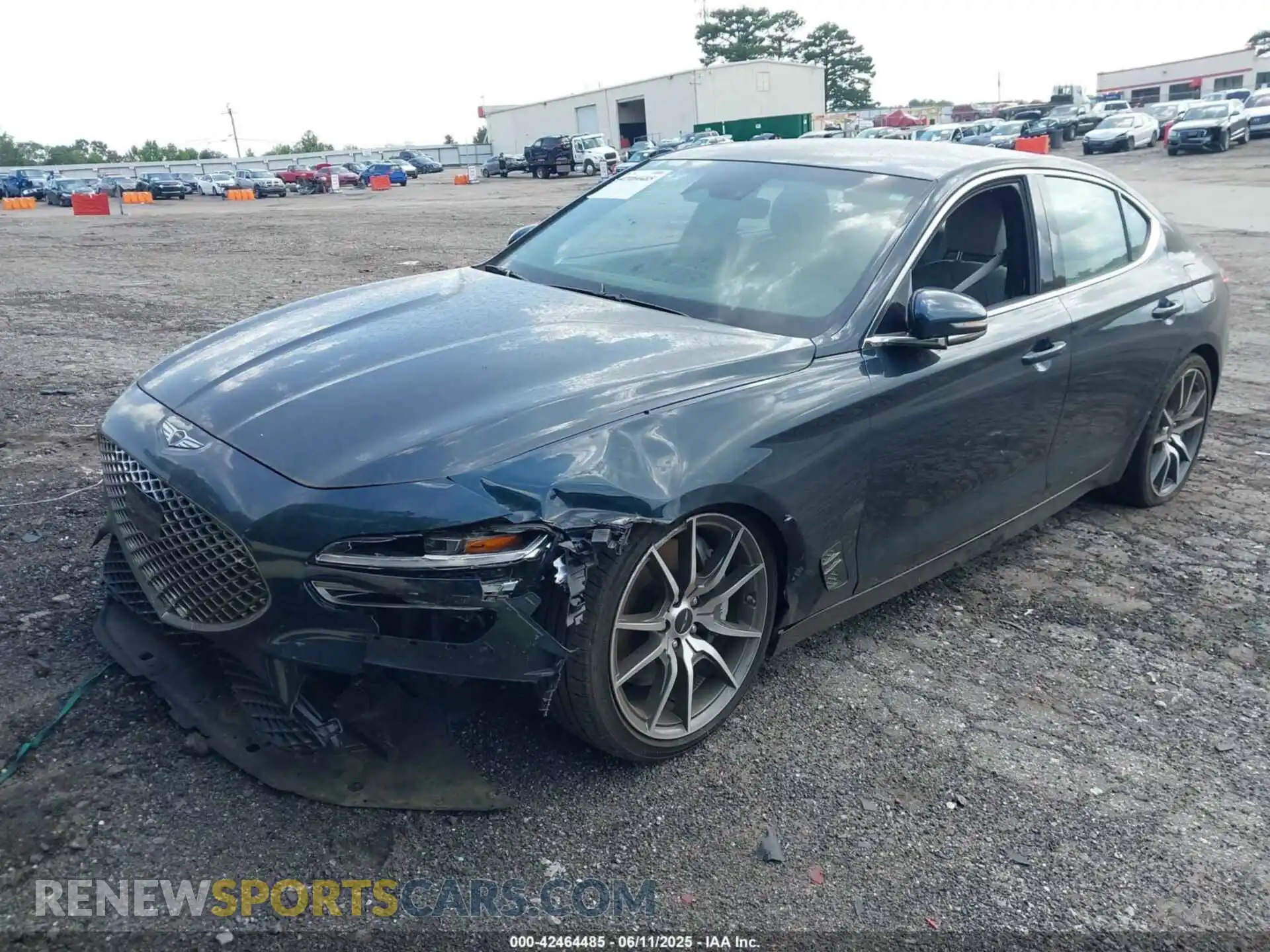 2 Photograph of a damaged car KMTG34SC2RU142670 GENESIS G70 2024
