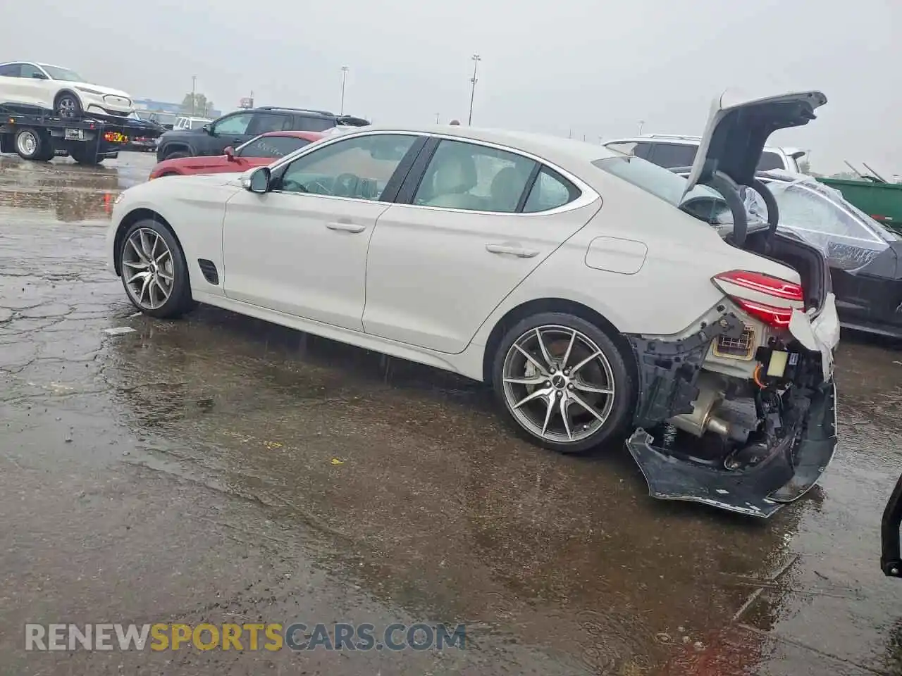 2 Photograph of a damaged car KMTG34SC5RU142999 GENESIS G70 2024