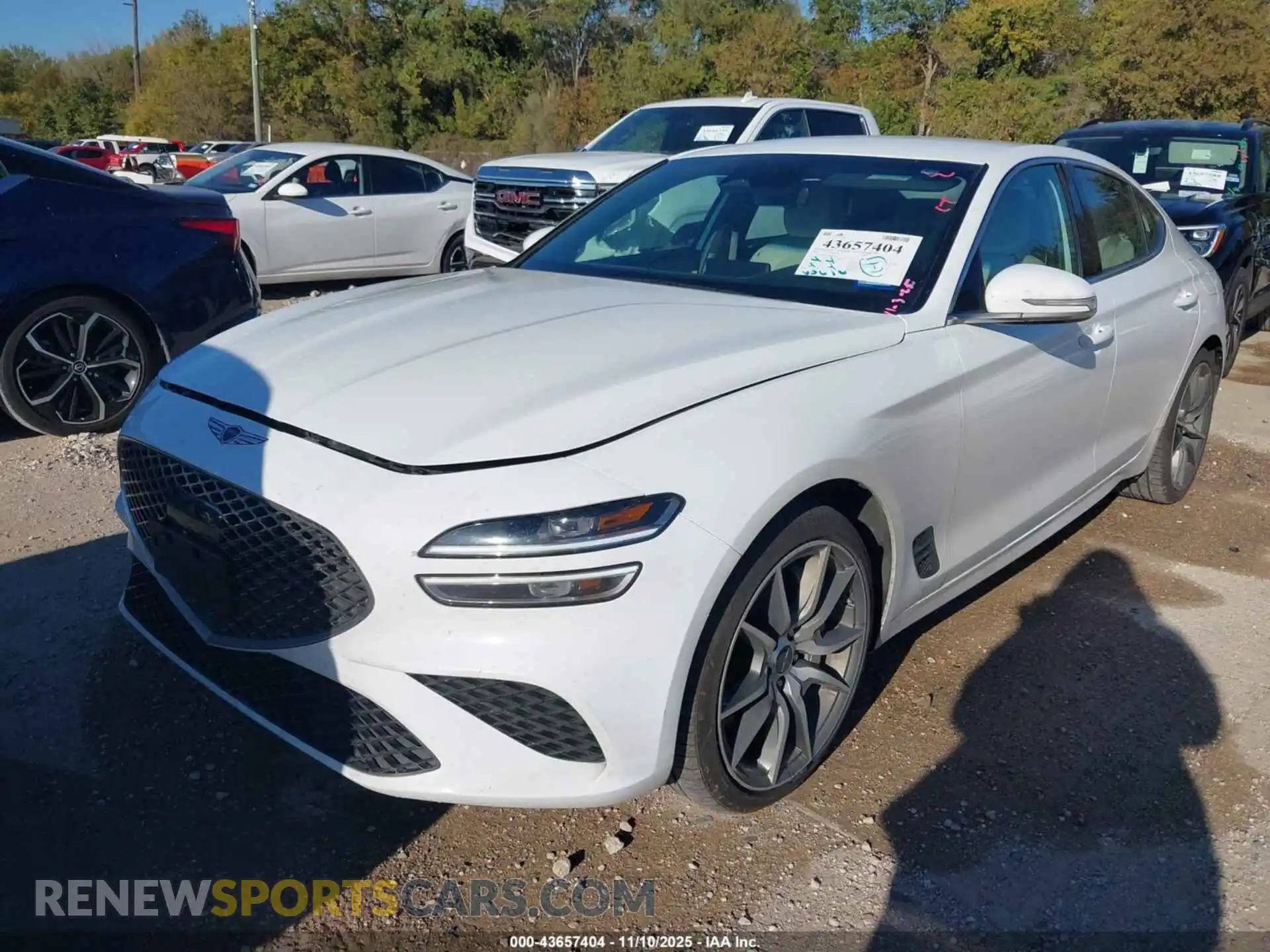 2 Photograph of a damaged car KMTG34SC5RU143215 GENESIS G70 2024