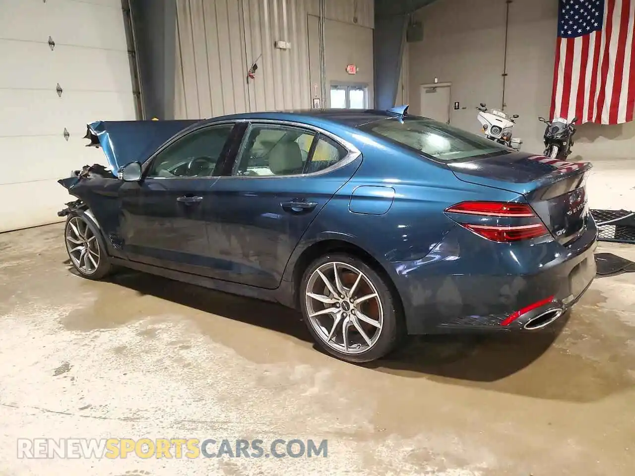 2 fotografías del automóvil dañado KMTG34SC6RU143224 GENESIS G70 2024
