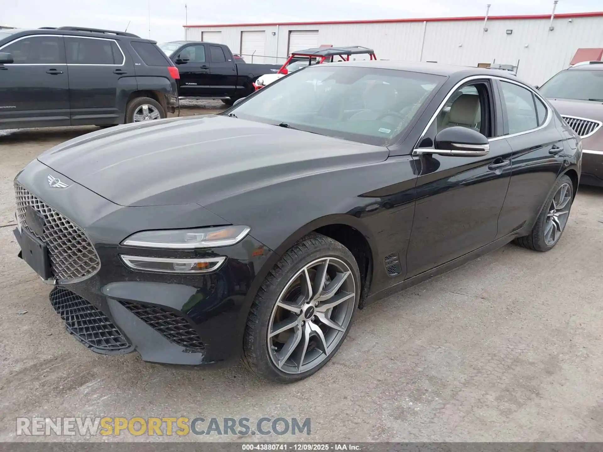 2 Photograph of a damaged car KMTG34SC6RU143353 GENESIS G70 2024