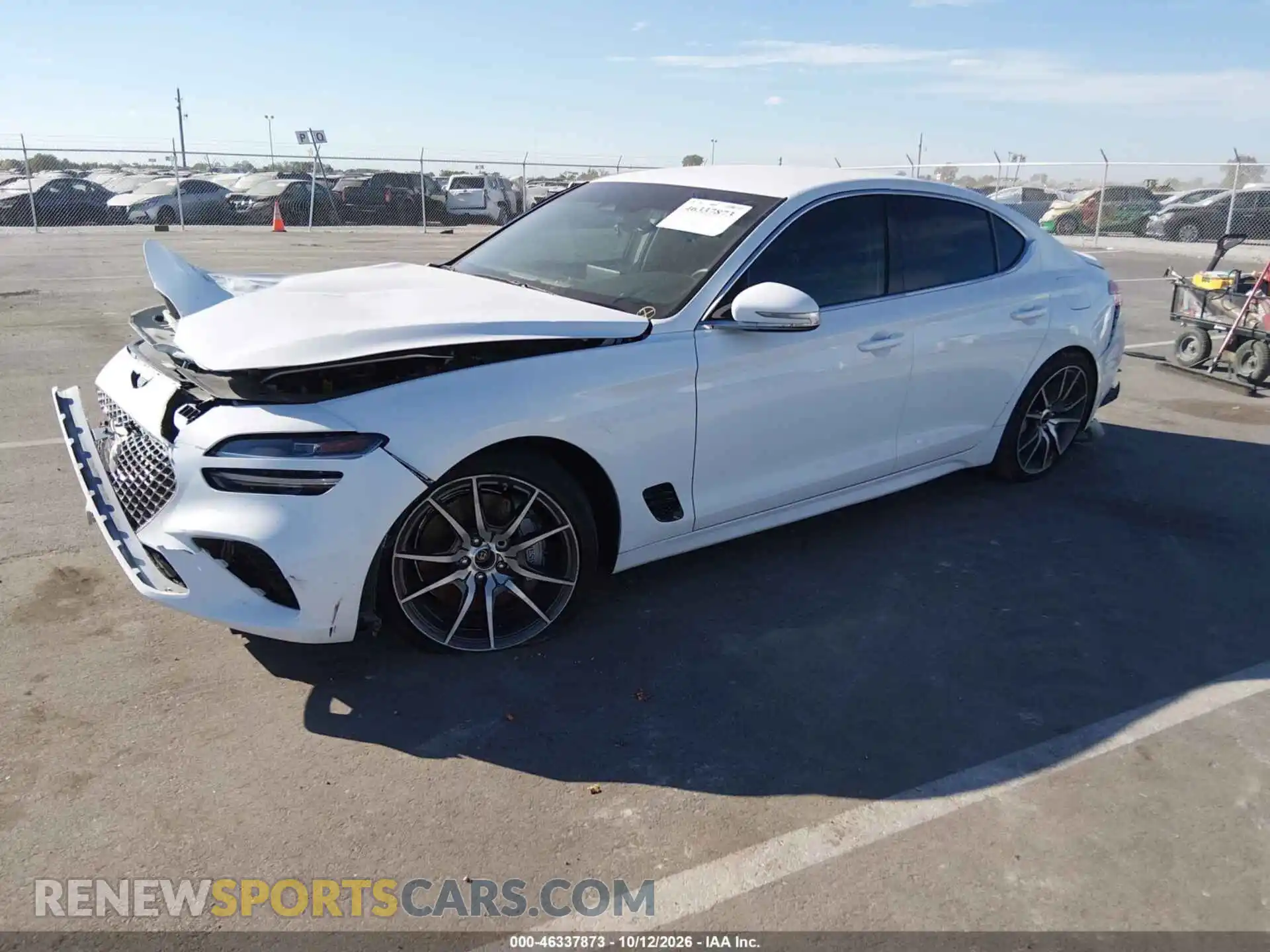 2 Фотография поврежденного автомобиля KMTG34SC1SU150295 GENESIS G70 2025