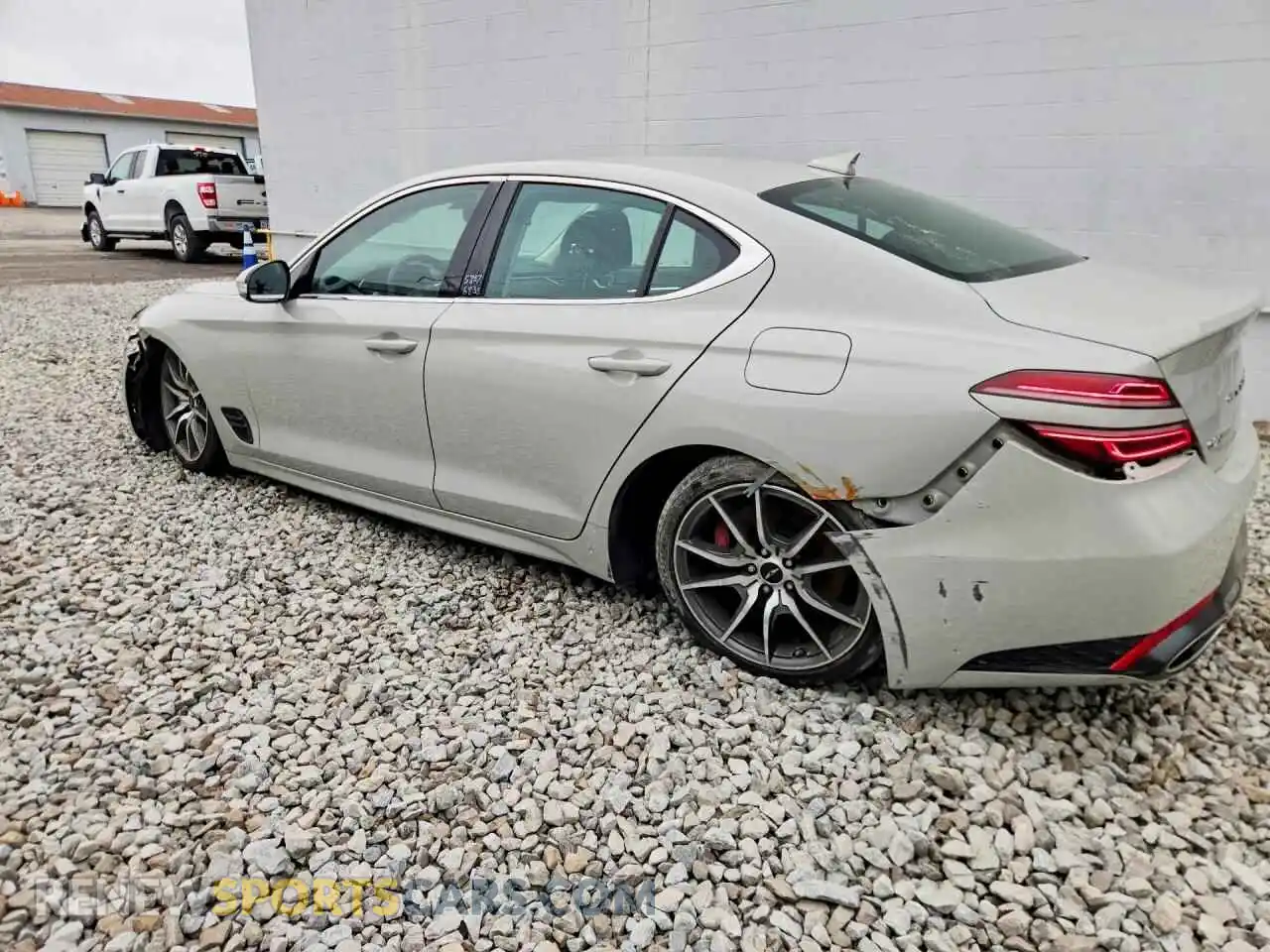 2 Photograph of a damaged car KMTG34SC1SU158817 GENESIS G70 2025