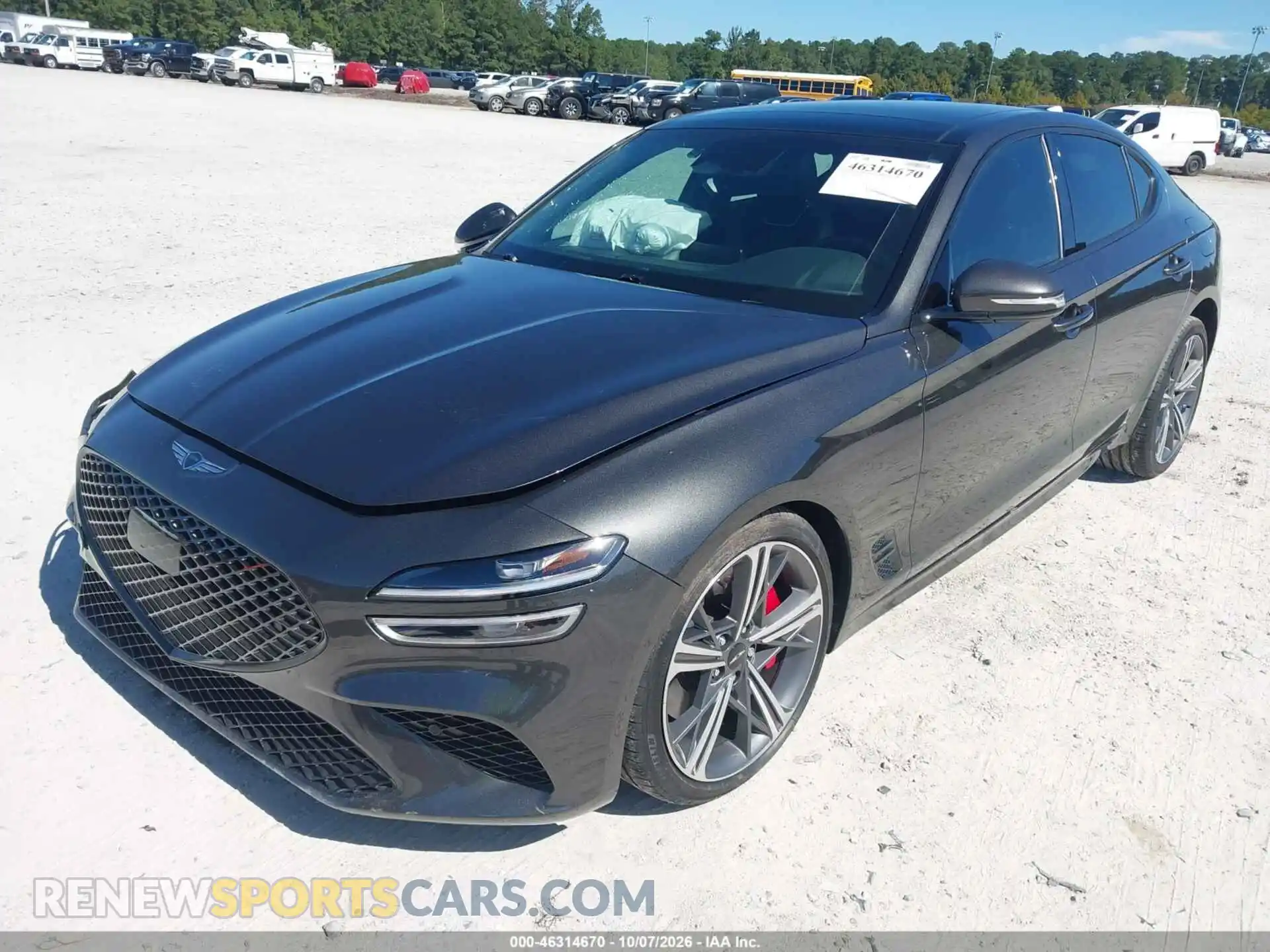 2 fotografías del automóvil dañado KMTG34SC2SU147311 GENESIS G70 2025