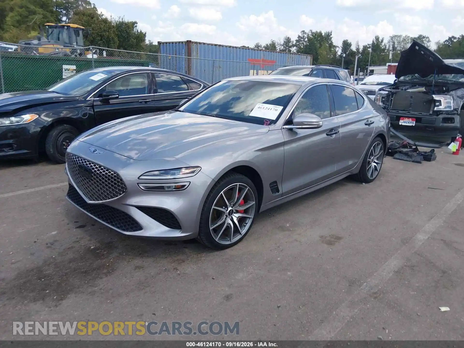 2 Photograph of a damaged car KMTG34SC2SU148670 GENESIS G70 2025