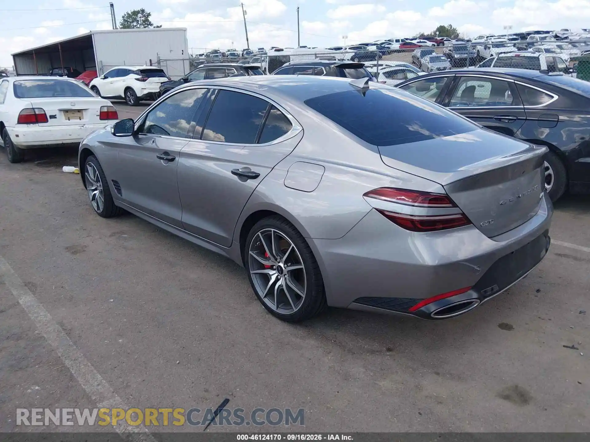 3 Photograph of a damaged car KMTG34SC2SU148670 GENESIS G70 2025