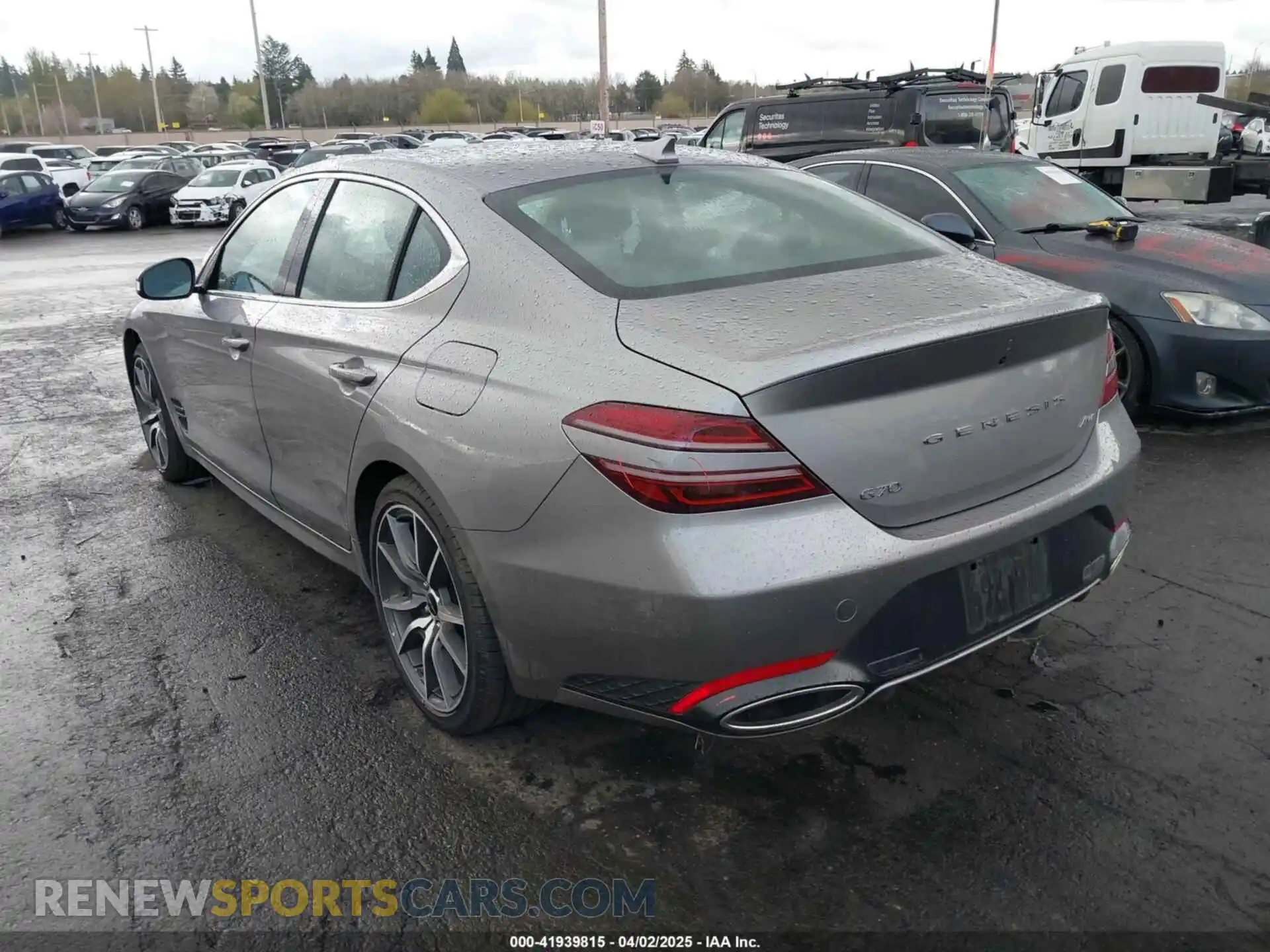 3 Photograph of a damaged car KMTG34SC2SU149785 GENESIS G70 2025