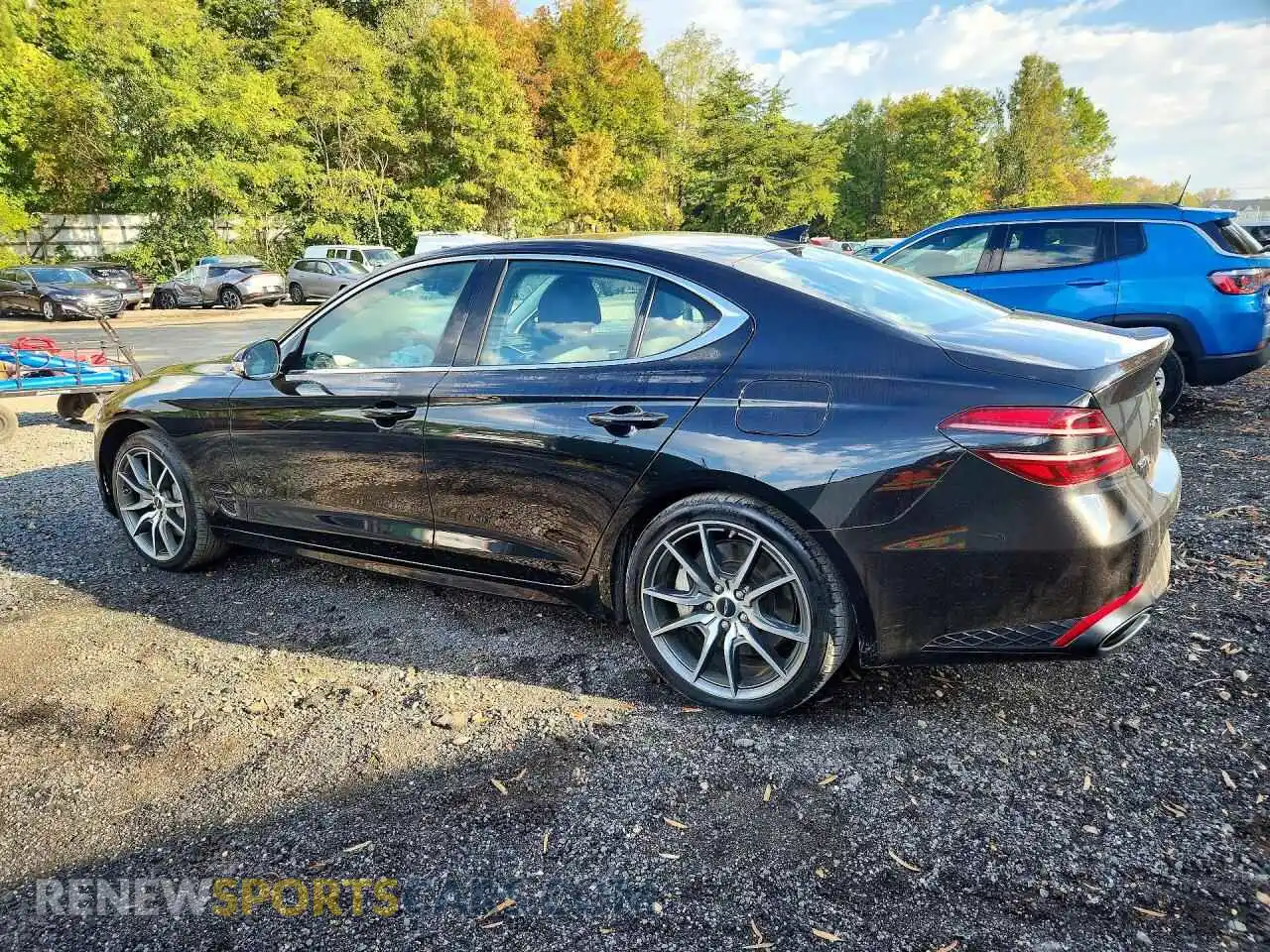 2 Photograph of a damaged car KMTG34SC2SU152735 GENESIS G70 2025