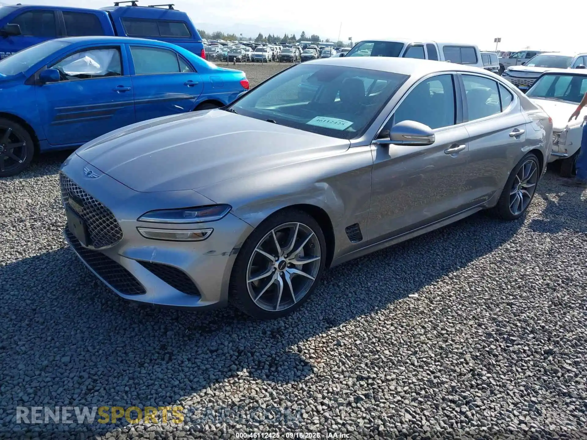 2 Photograph of a damaged car KMTG34SC5SU154804 GENESIS G70 2025