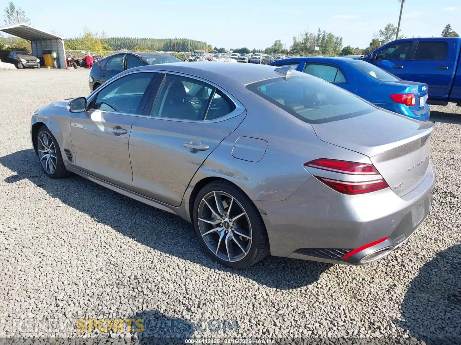 3 Photograph of a damaged car KMTG34SC5SU154804 GENESIS G70 2025