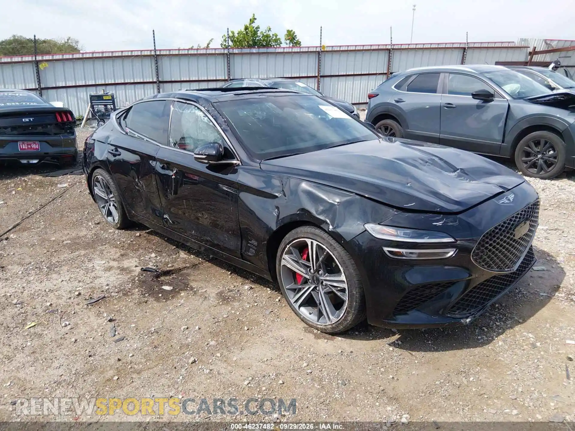 1 Фотография поврежденного автомобиля KMTG34SC6SU145223 GENESIS G70 2025