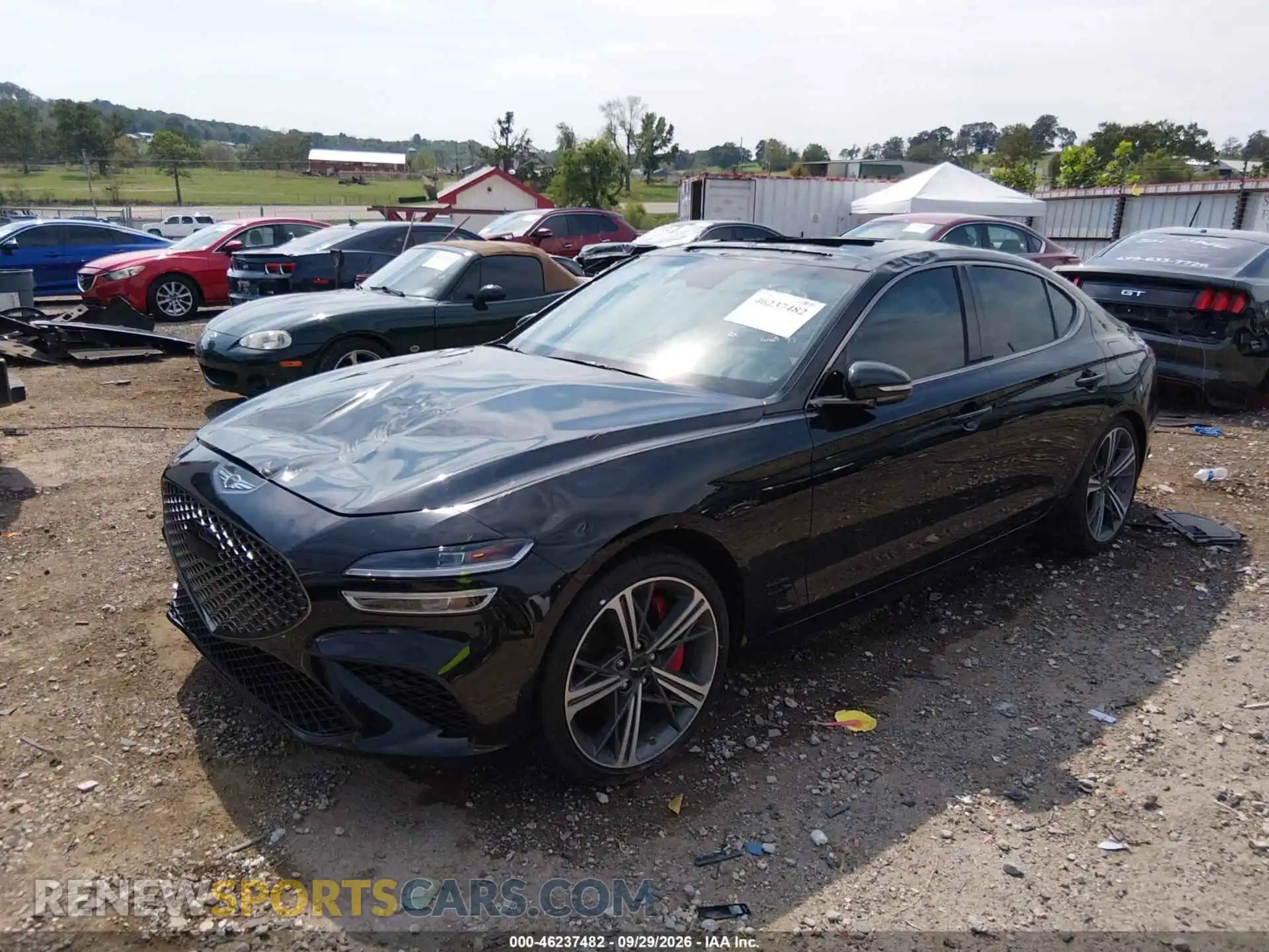 2 Фотография поврежденного автомобиля KMTG34SC6SU145223 GENESIS G70 2025