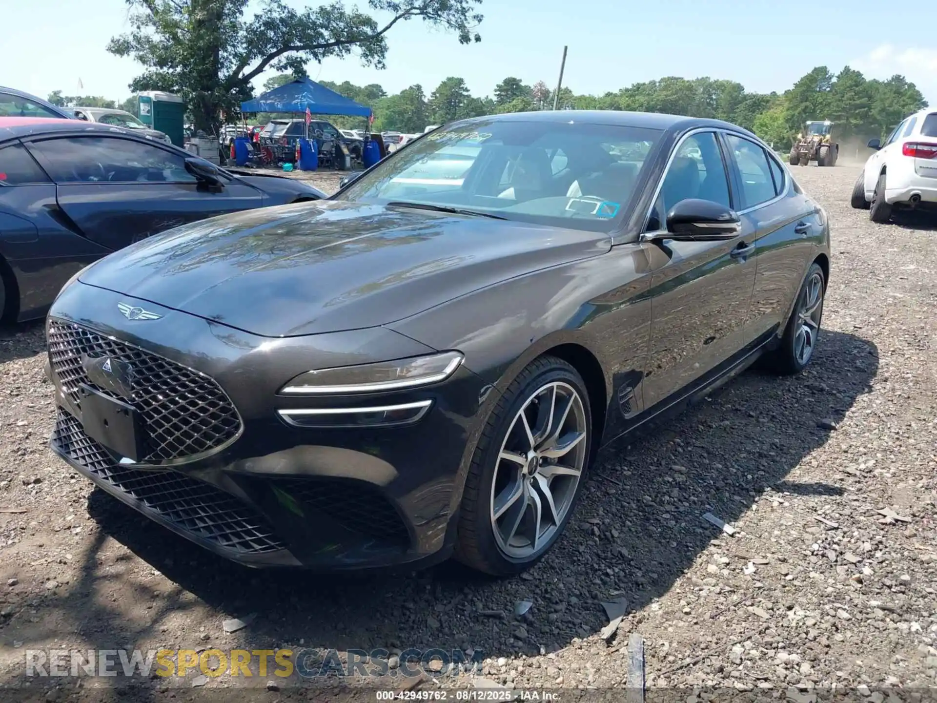 2 Photograph of a damaged car KMTG34SC7SU145845 GENESIS G70 2025