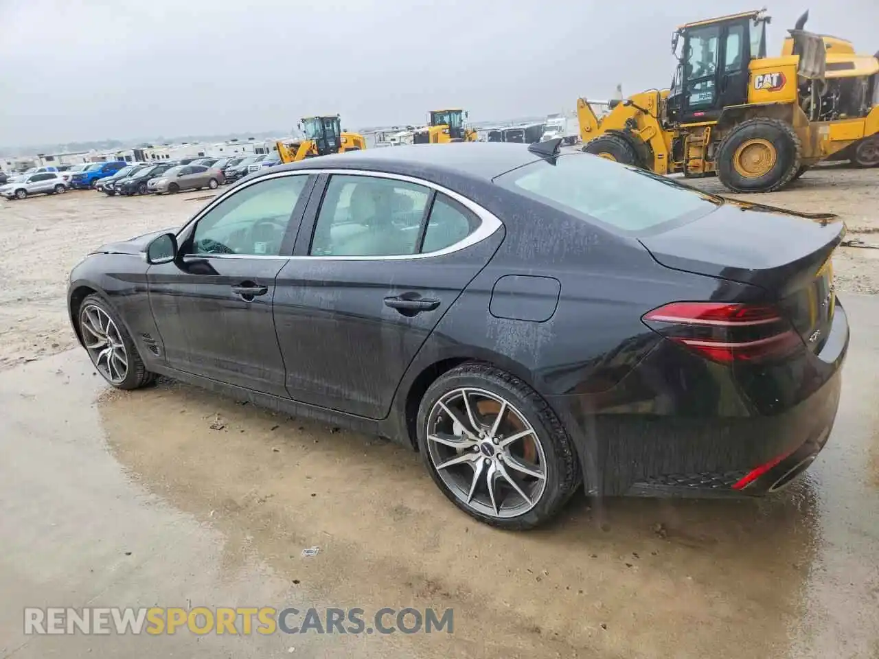 2 Photograph of a damaged car KMTG34SC7SU153704 GENESIS G70 2025