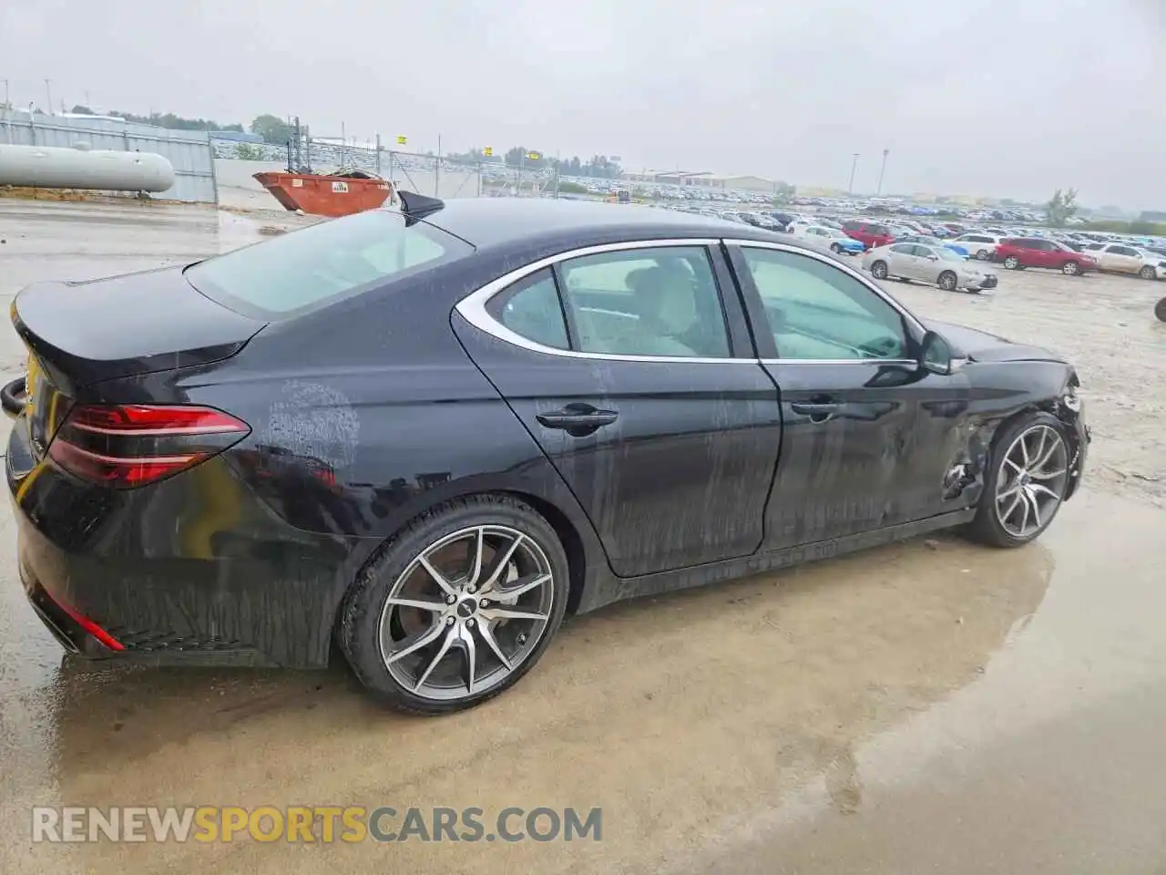 3 Photograph of a damaged car KMTG34SC7SU153704 GENESIS G70 2025