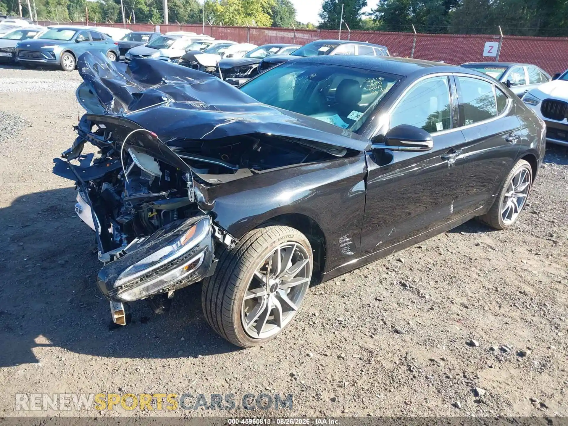 2 Photograph of a damaged car KMTG34SC8SU145854 GENESIS G70 2025