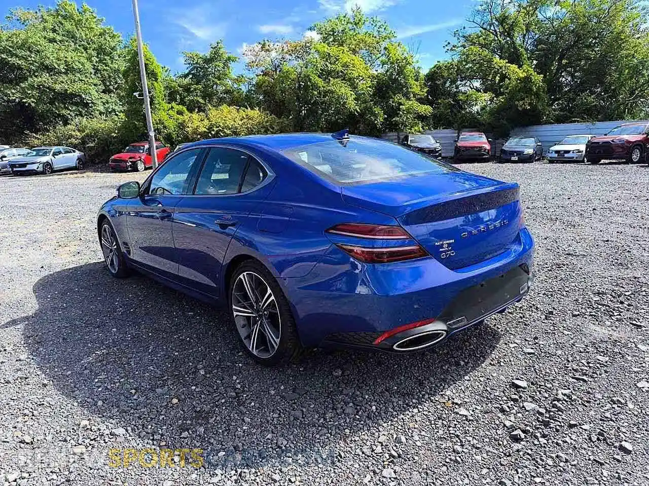 2 Photograph of a damaged car KMTG34SC9SU148780 GENESIS G70 2025
