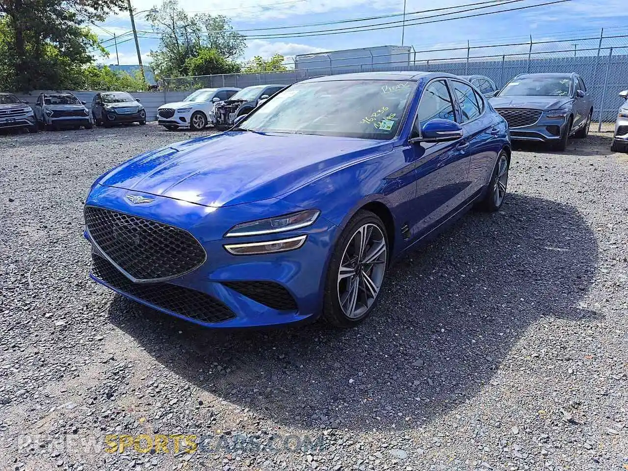 3 Photograph of a damaged car KMTG34SC9SU148780 GENESIS G70 2025