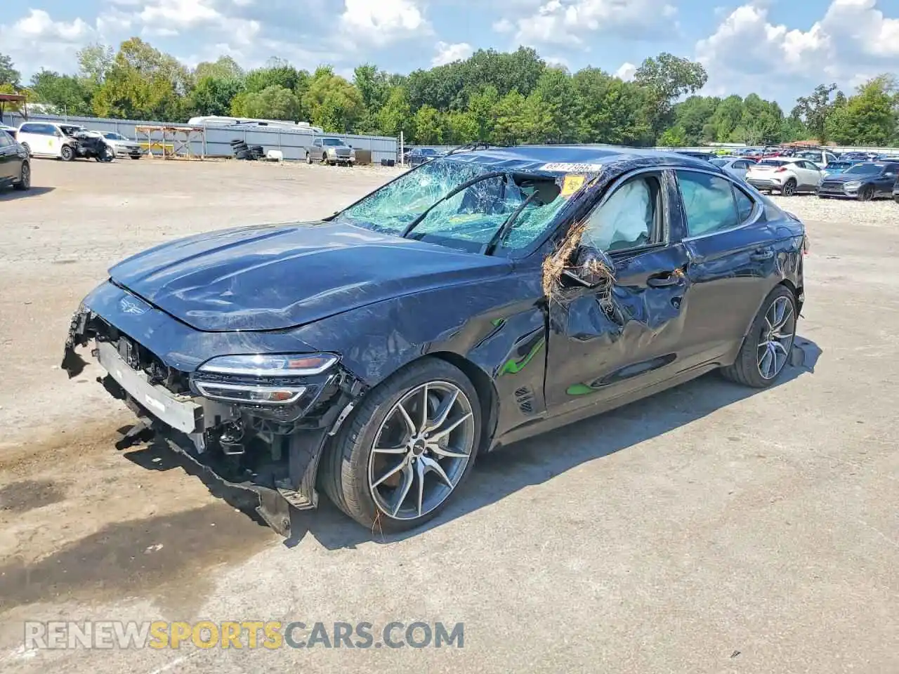 1 fotografías del automóvil dañado KMTG34SCXSU149341 GENESIS G70 2025