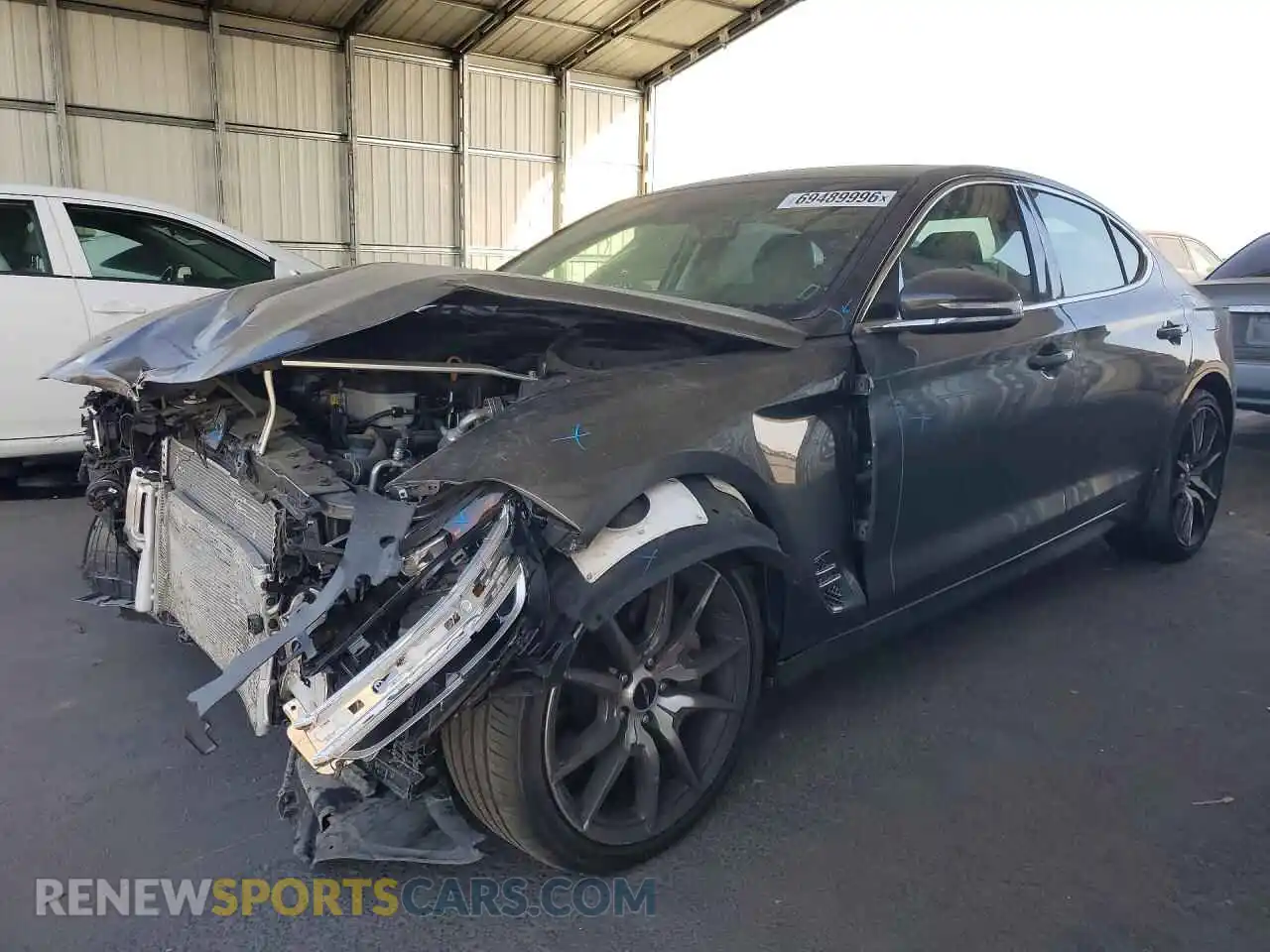 1 Photograph of a damaged car KMTG14SC2TU170241 GENESIS G70 2026