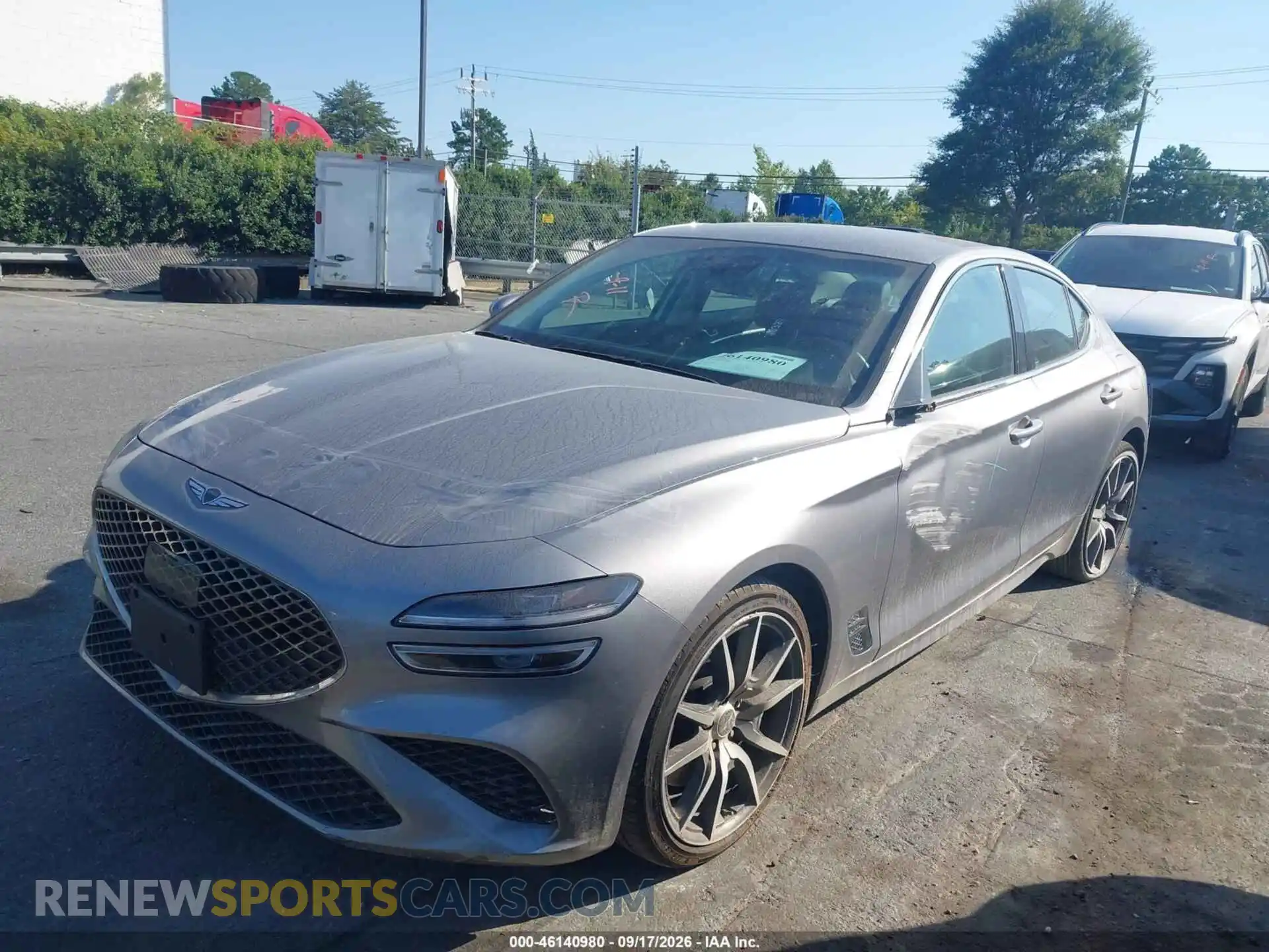 2 Photograph of a damaged car KMTG14SC3TU168398 GENESIS G70 2026