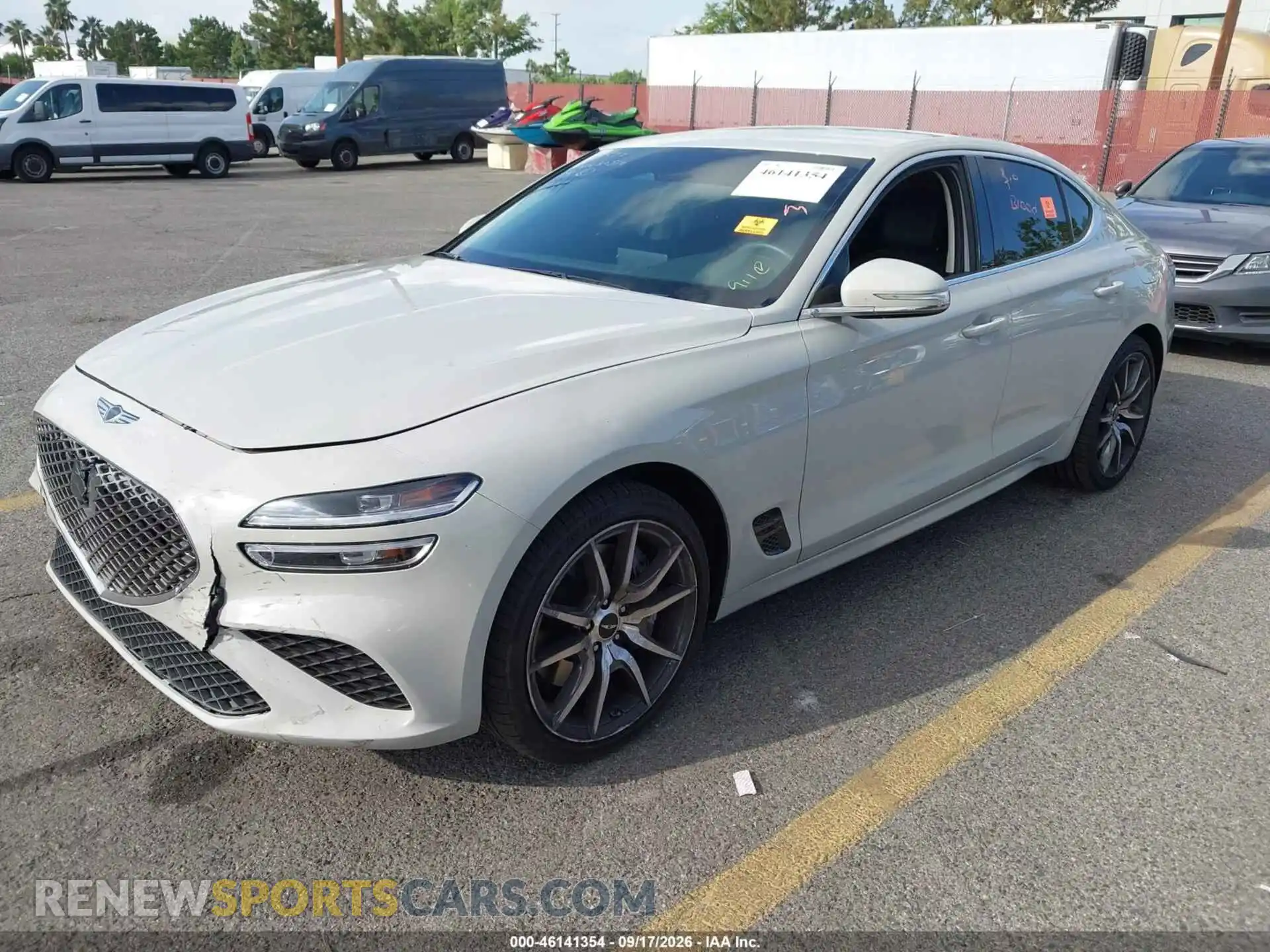 2 Photograph of a damaged car KMTG14SC7TU174432 GENESIS G70 2026