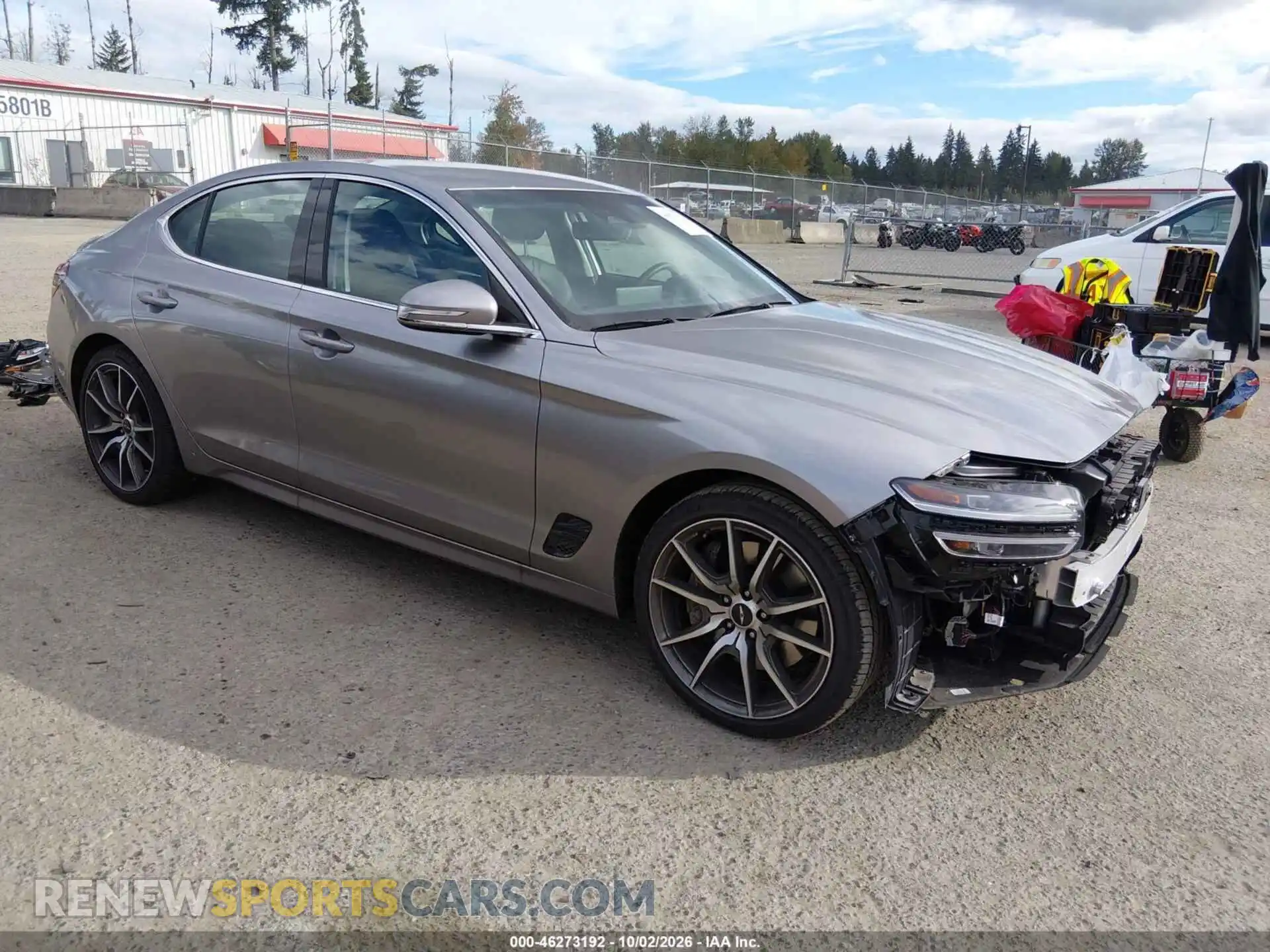 1 fotografías del automóvil dañado KMTG14SC9TU178708 GENESIS G70 2026
