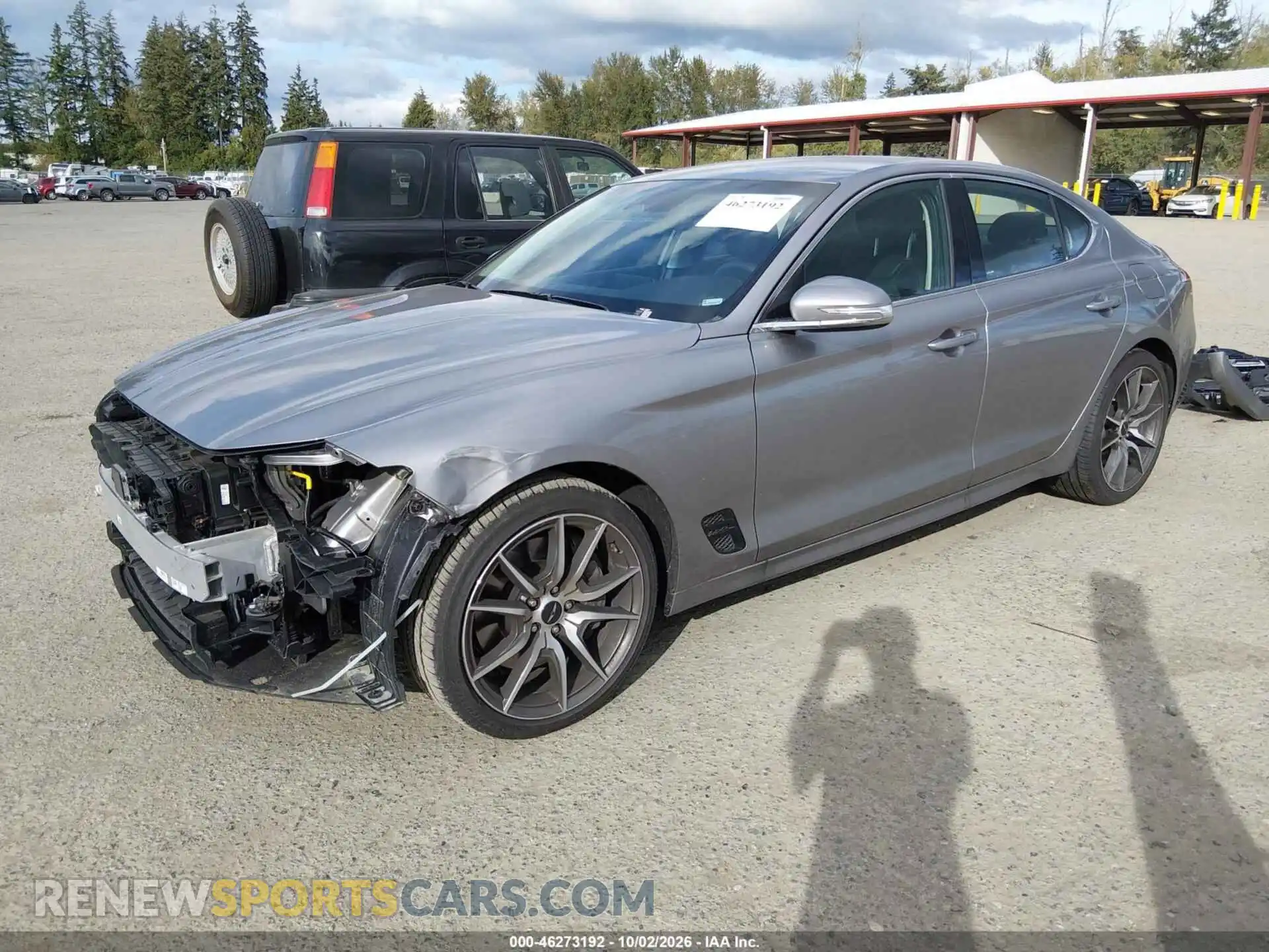 2 fotografías del automóvil dañado KMTG14SC9TU178708 GENESIS G70 2026