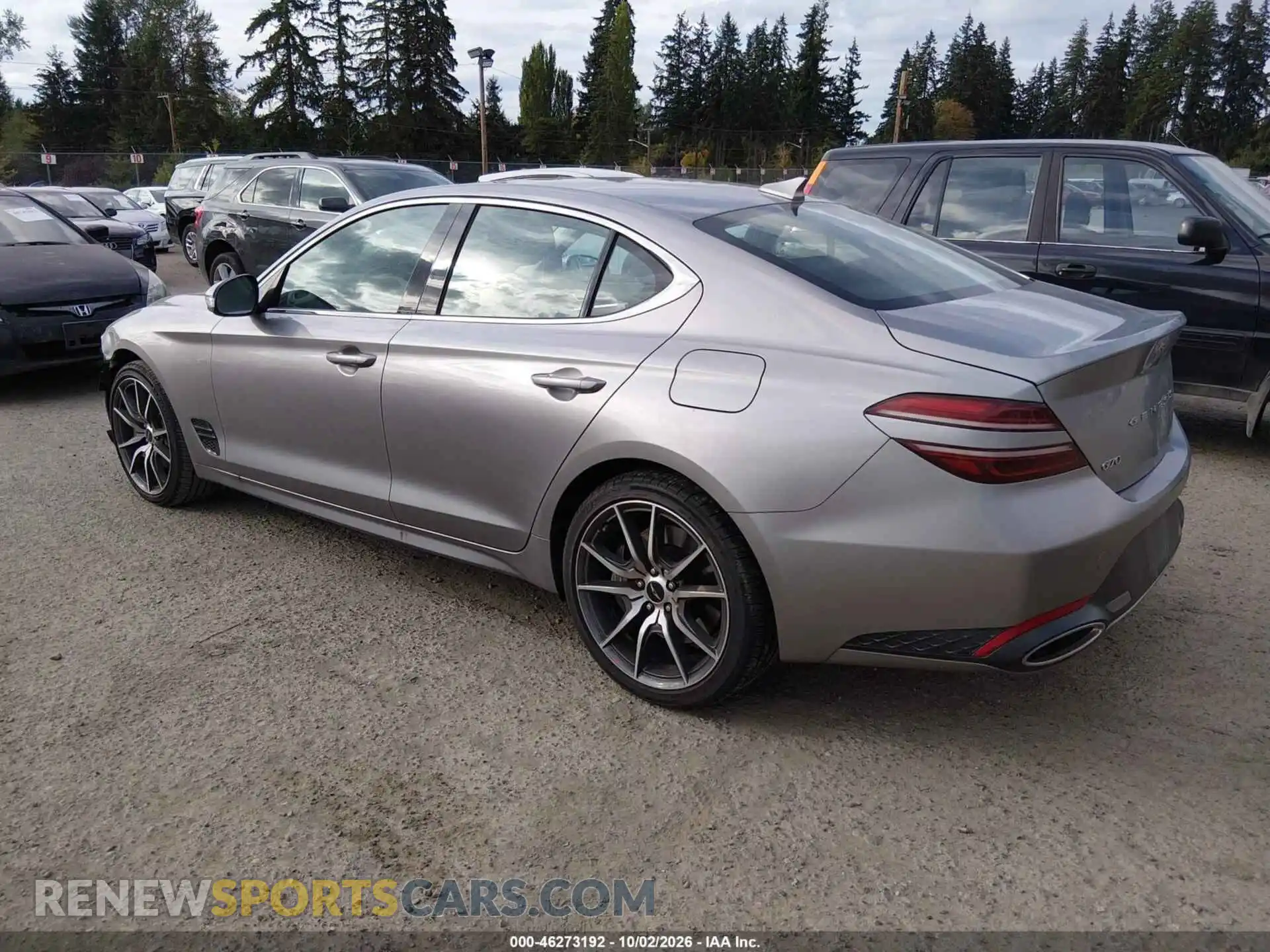 3 fotografías del automóvil dañado KMTG14SC9TU178708 GENESIS G70 2026