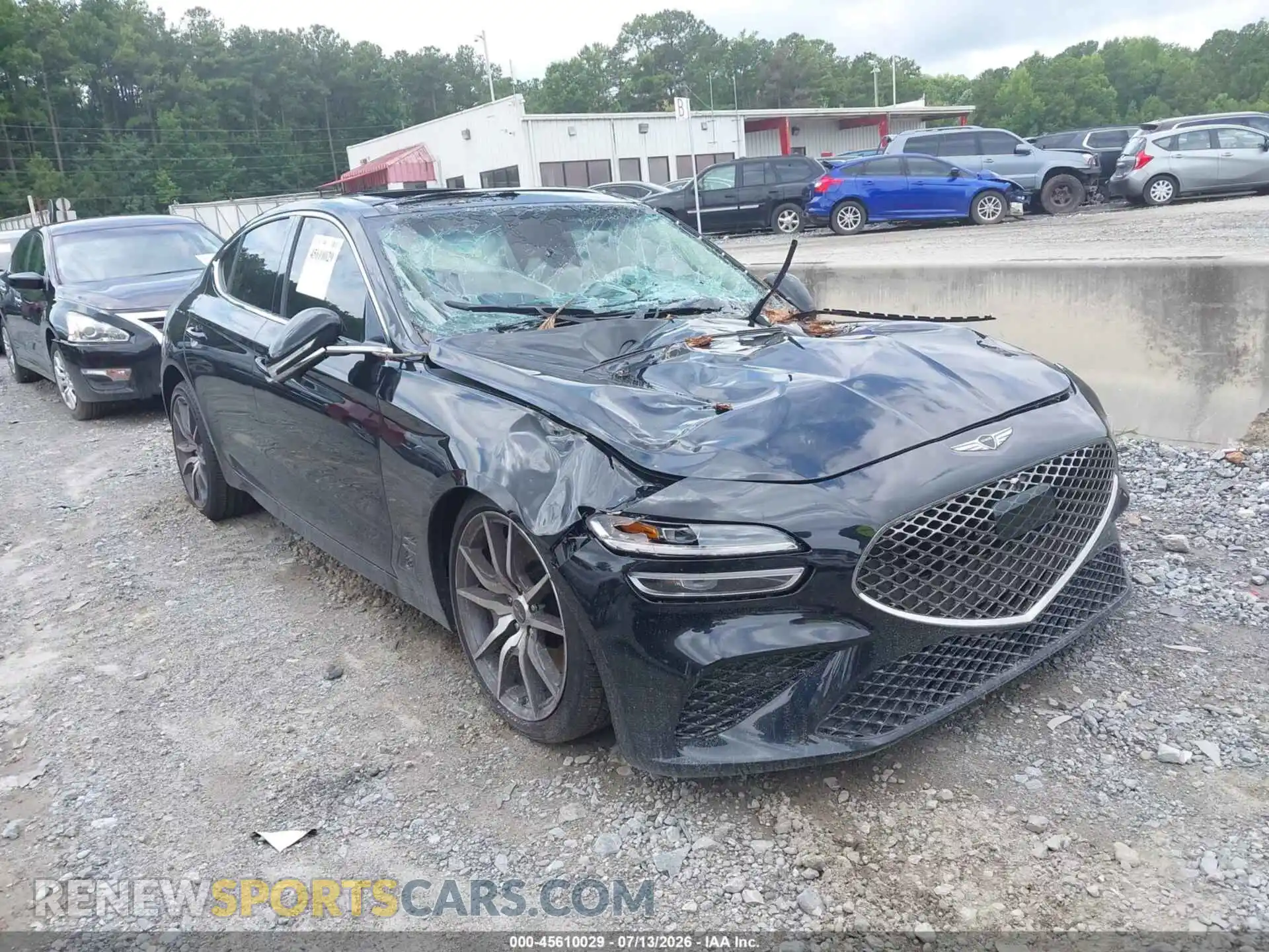 1 Photograph of a damaged car KMTG24SC2TU169054 GENESIS G70 2026