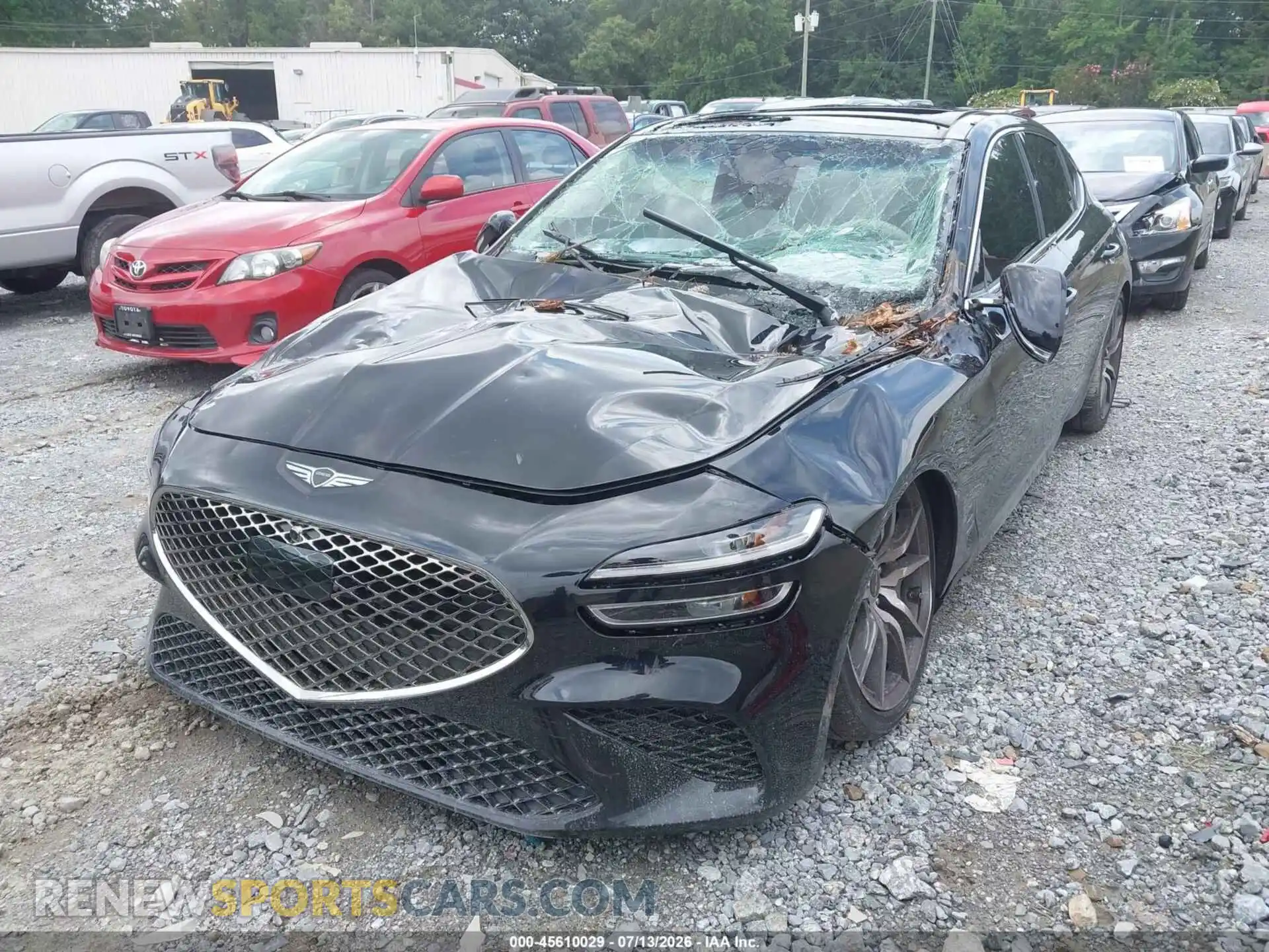 2 Photograph of a damaged car KMTG24SC2TU169054 GENESIS G70 2026
