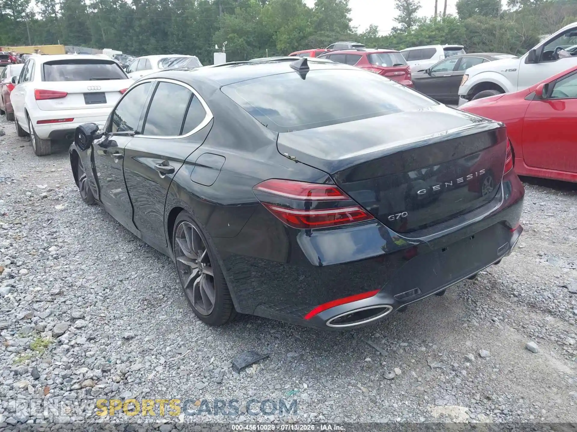 3 Photograph of a damaged car KMTG24SC2TU169054 GENESIS G70 2026