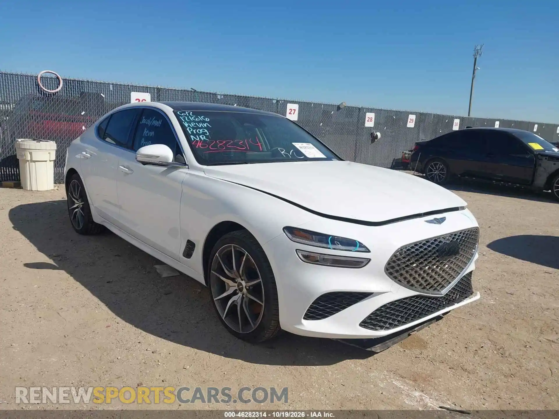 1 Photograph of a damaged car KMTG34SC5TU159485 GENESIS G70 2026