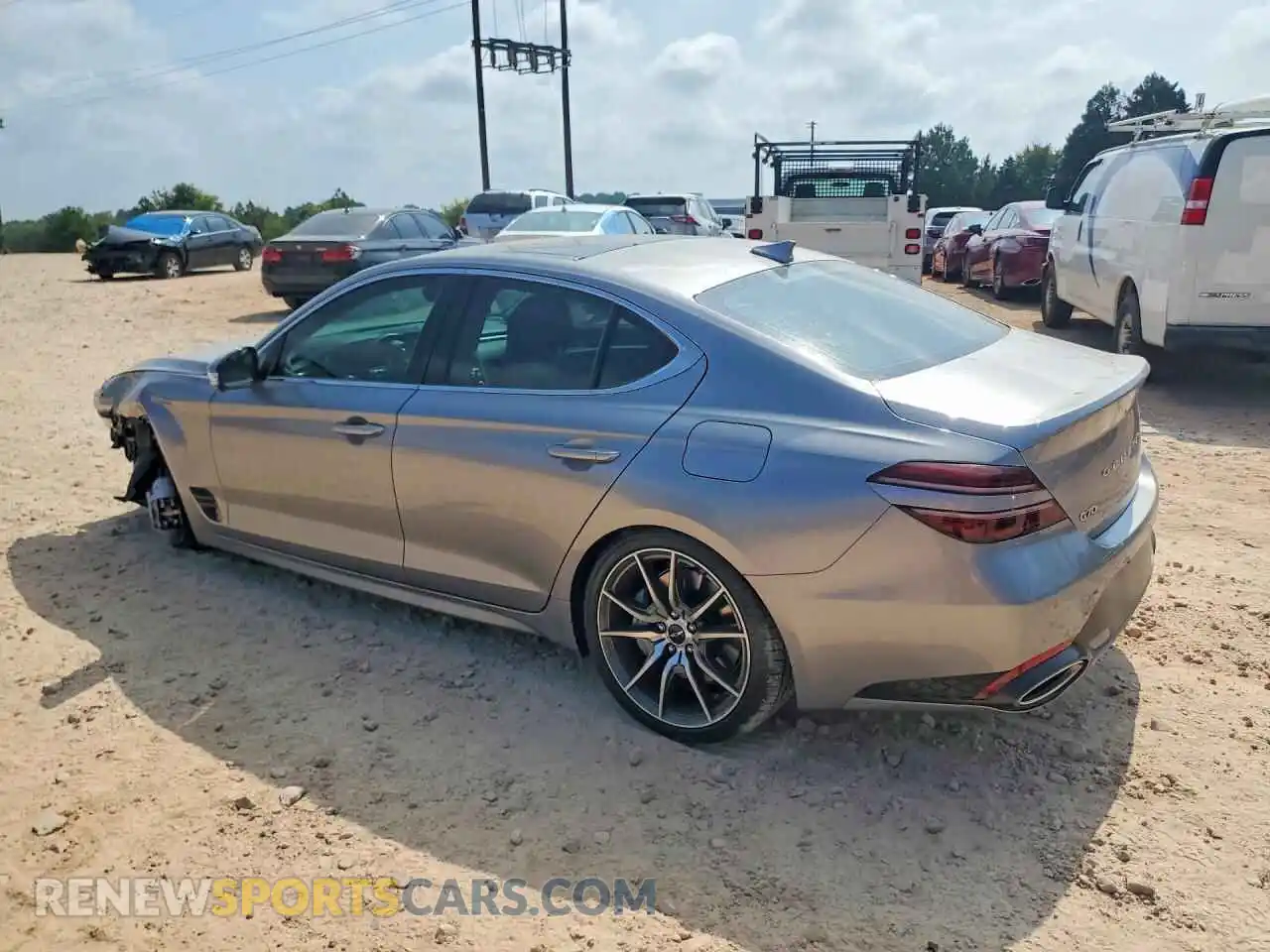 2 Фотография поврежденного автомобиля KMTG34SC6TU159687 GENESIS G70 2026