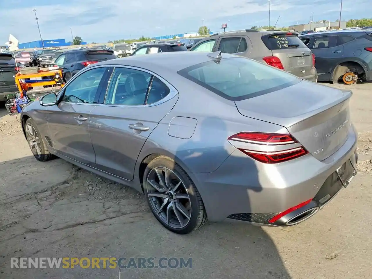 2 Photograph of a damaged car KMTG64SC8TU166499 GENESIS G70 2026