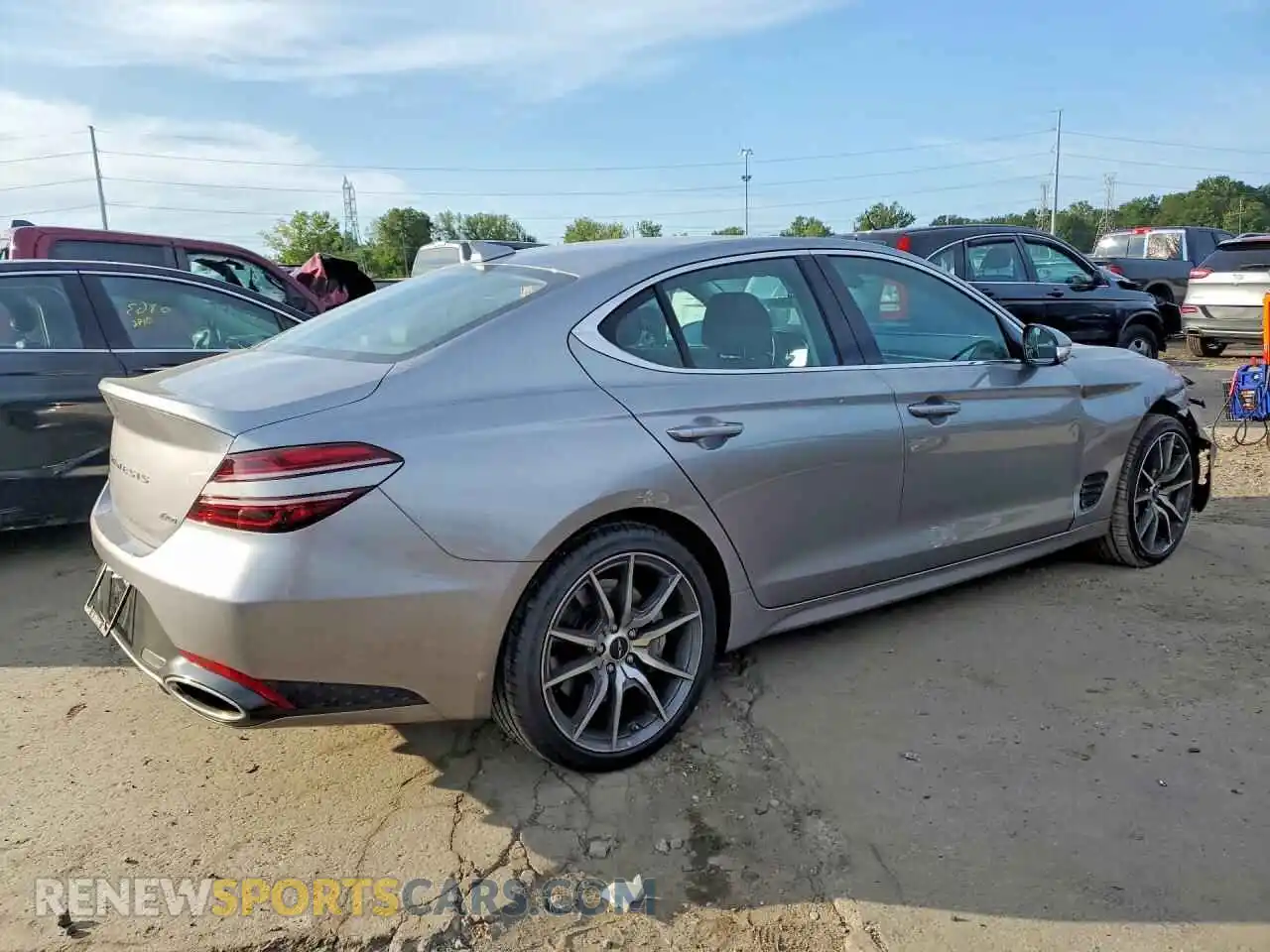 3 Photograph of a damaged car KMTG64SC8TU166499 GENESIS G70 2026