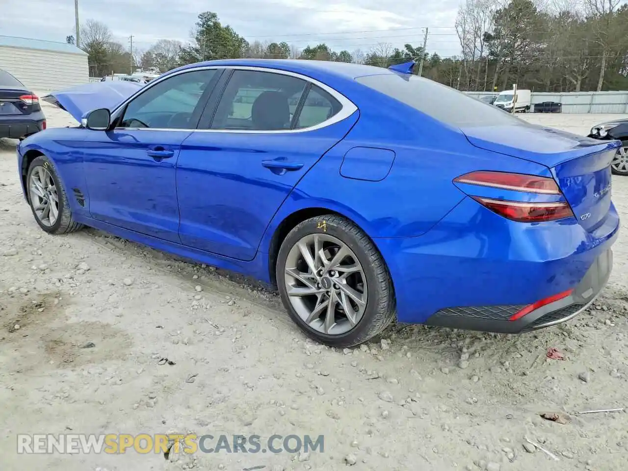 2 fotografías del automóvil dañado KMTG34TA4NU102842 GENESIS G70 BASE 2022