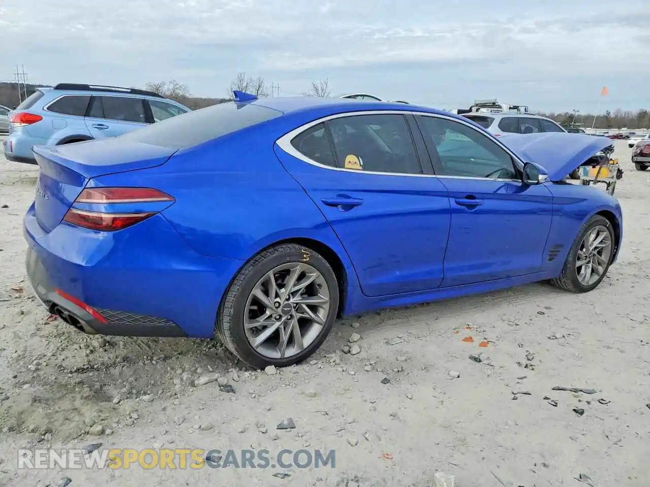 3 fotografías del automóvil dañado KMTG34TA4NU102842 GENESIS G70 BASE 2022