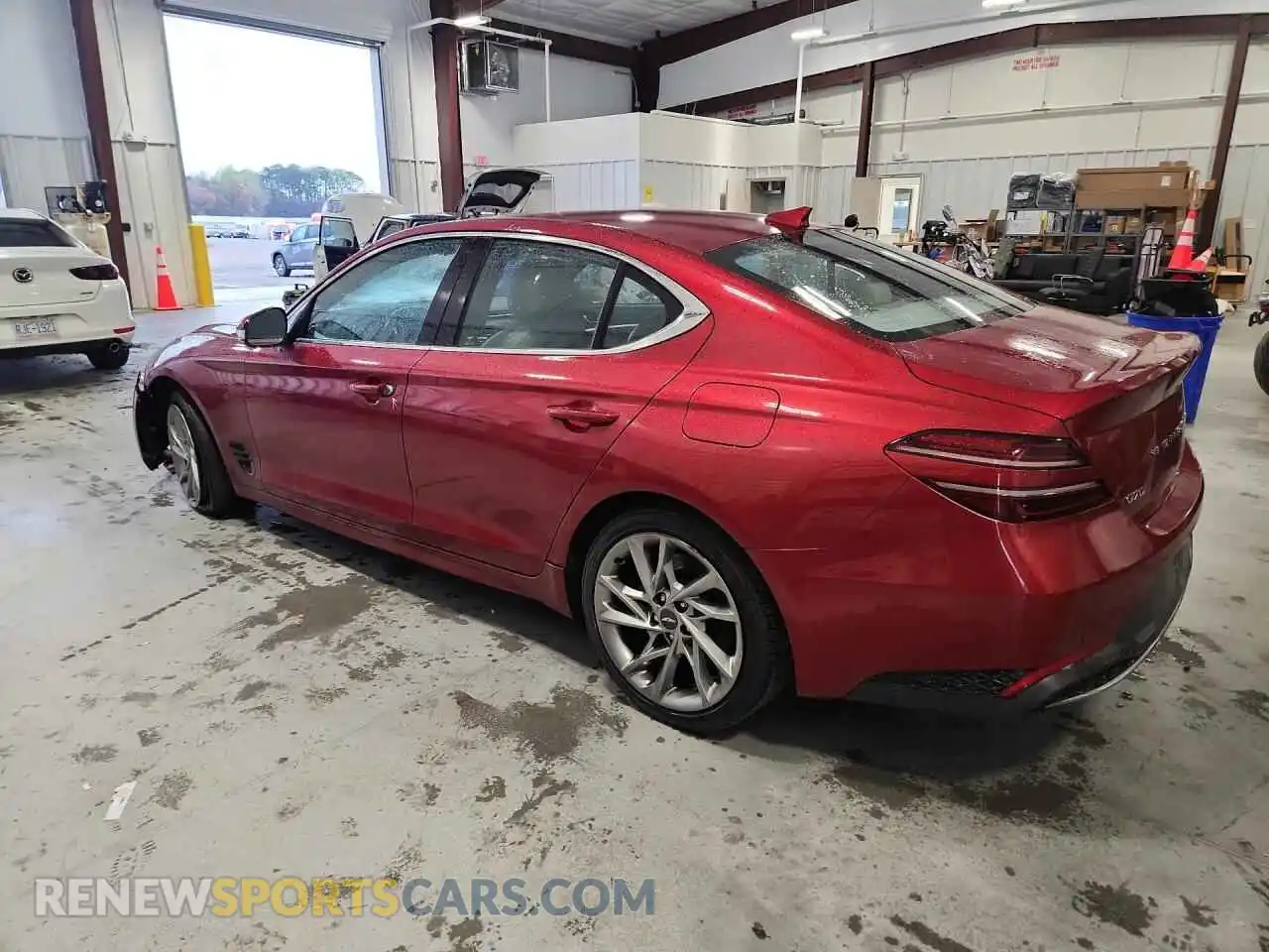 2 fotografías del automóvil dañado KMTG34TAXNU093421 GENESIS G70 BASE 2022