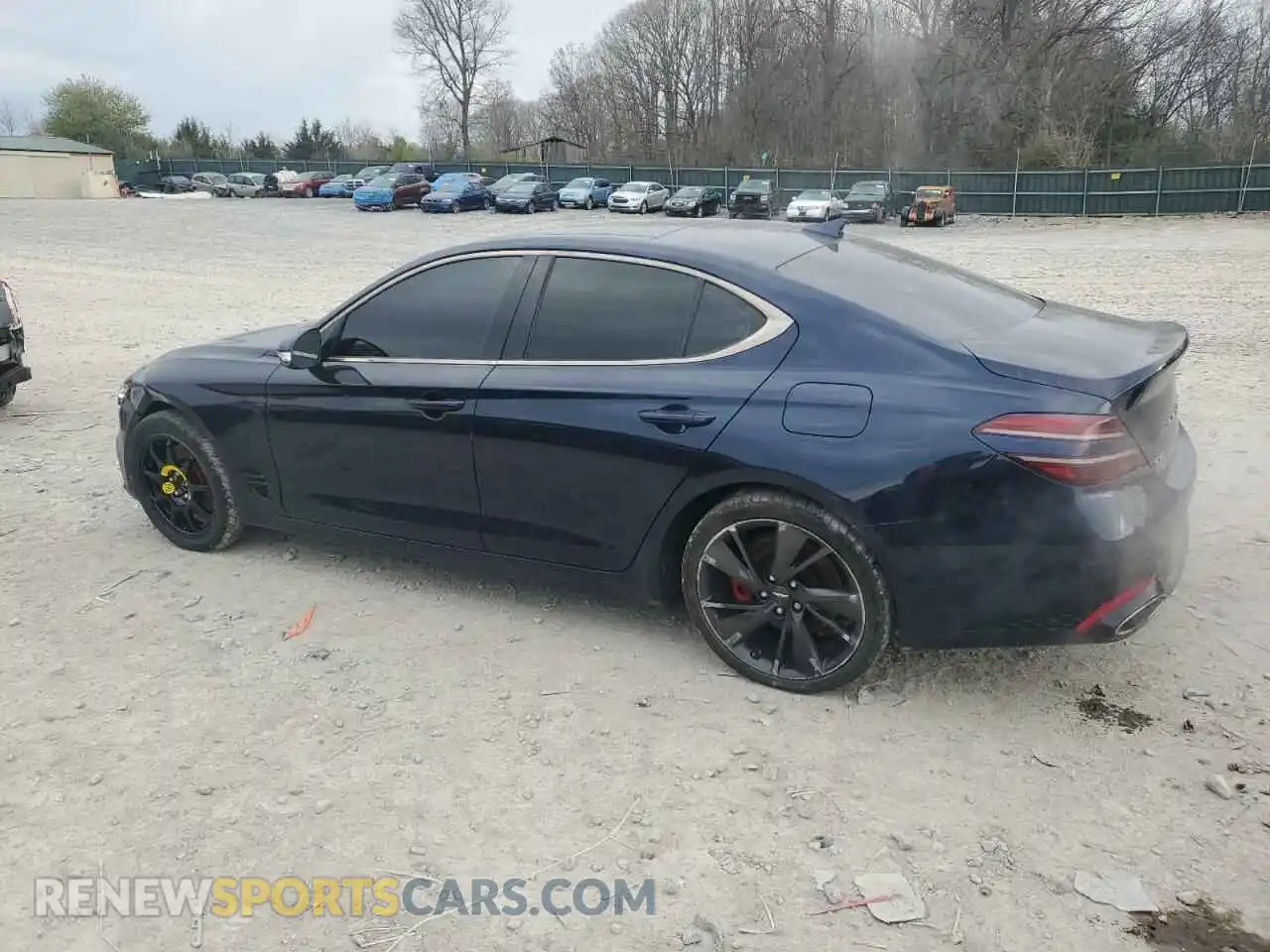 2 Photograph of a damaged car KMTG54TE2NU084452 GENESIS G70 BASE 2022