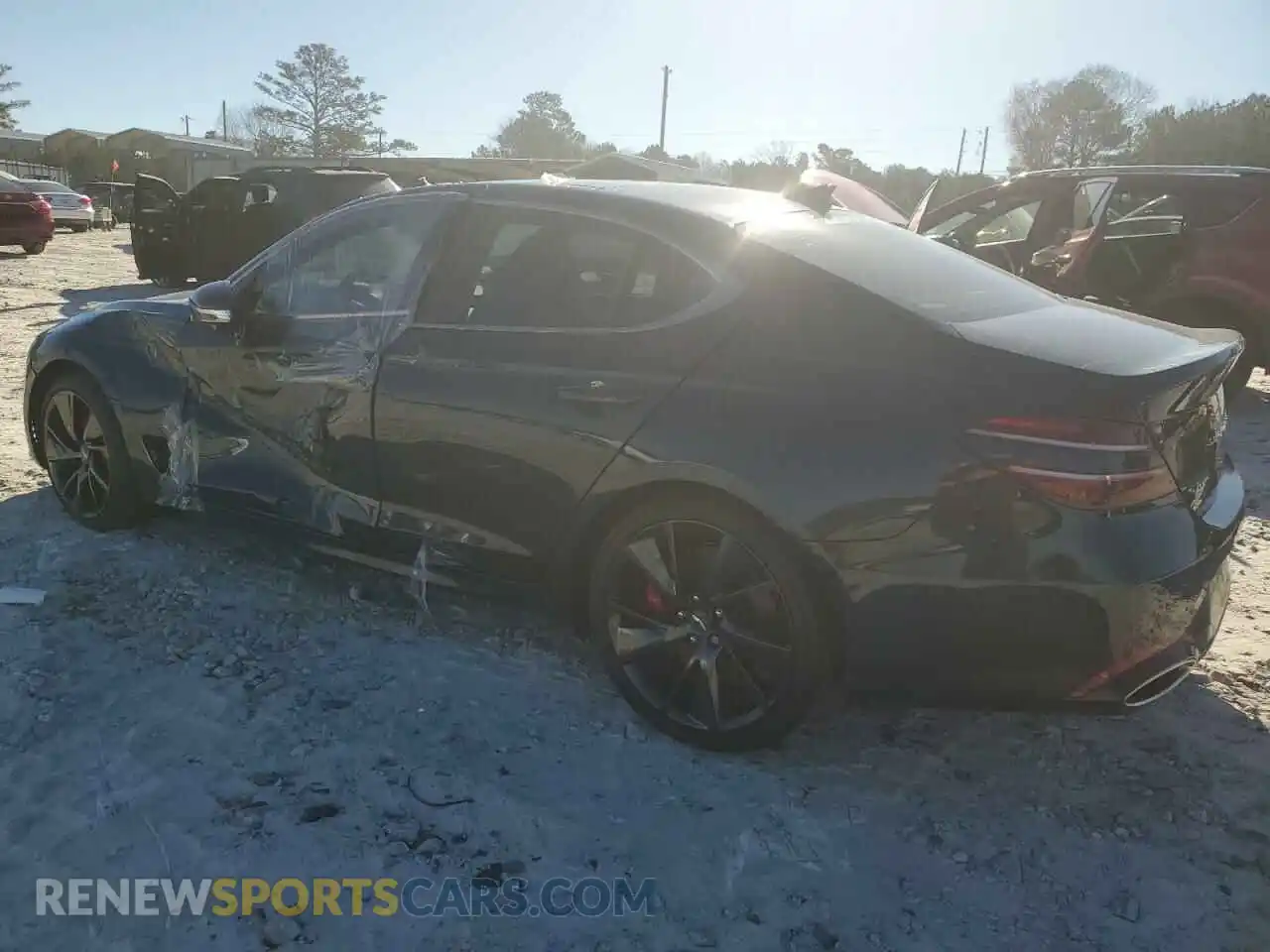 2 Photograph of a damaged car KMTG54TE2NU103064 GENESIS G70 BASE 2022