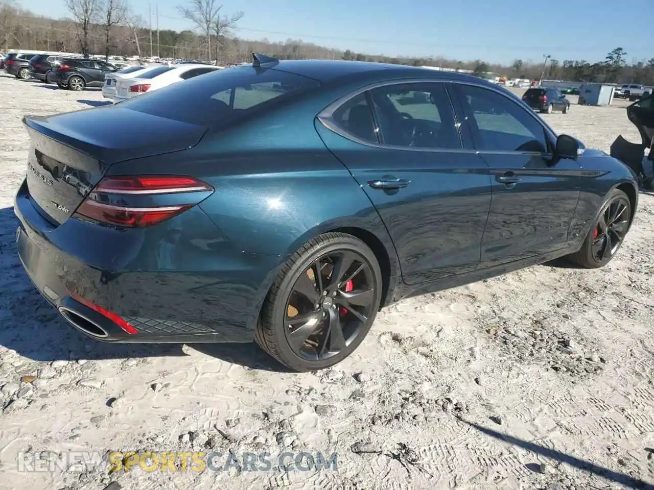 3 Photograph of a damaged car KMTG54TE2NU103064 GENESIS G70 BASE 2022