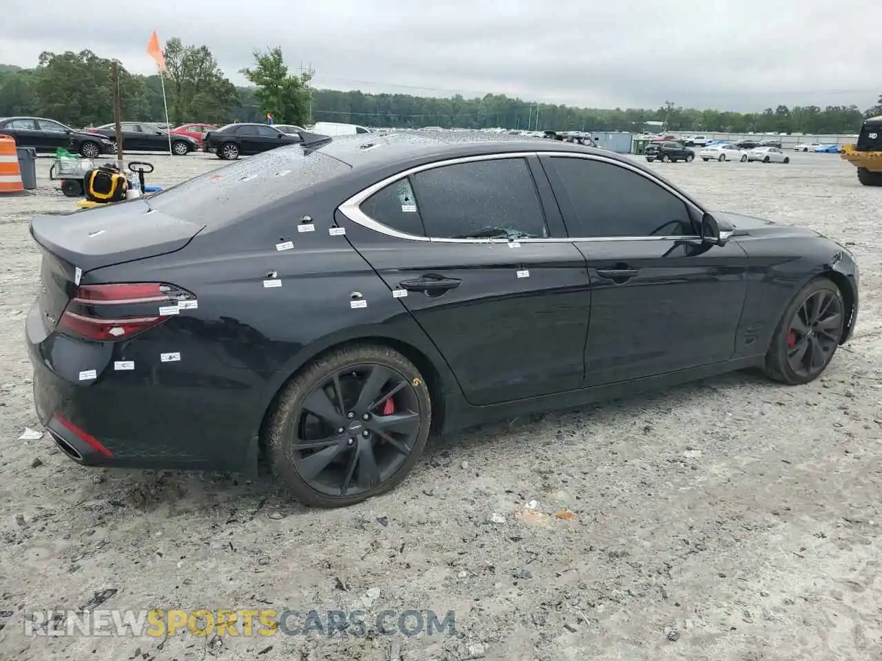 3 Photograph of a damaged car KMTG54TE3NU084394 GENESIS G70 BASE 2022