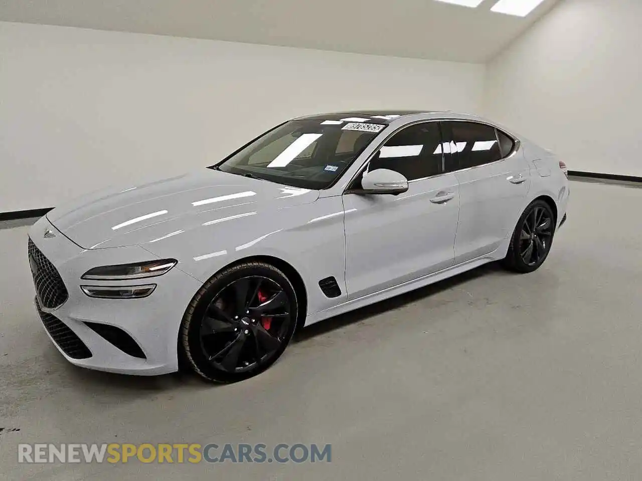 1 Photograph of a damaged car KMTG54TEXNU085638 GENESIS G70 BASE 2022