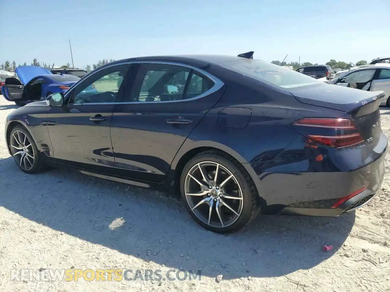 2 Photograph of a damaged car KMTG34TA2PU121795 GENESIS G70 BASE 2023