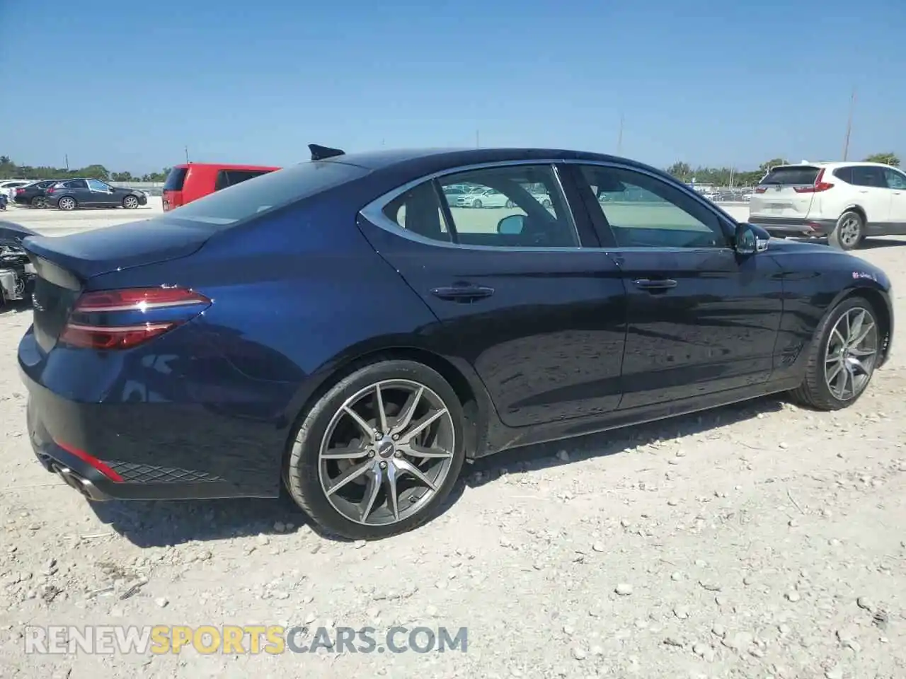 3 Photograph of a damaged car KMTG34TA2PU121795 GENESIS G70 BASE 2023