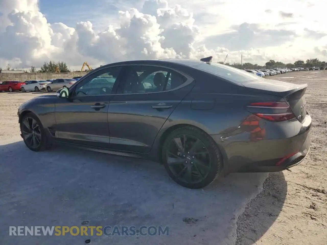 2 Photograph of a damaged car KMTG34TA2PU132893 GENESIS G70 BASE 2023