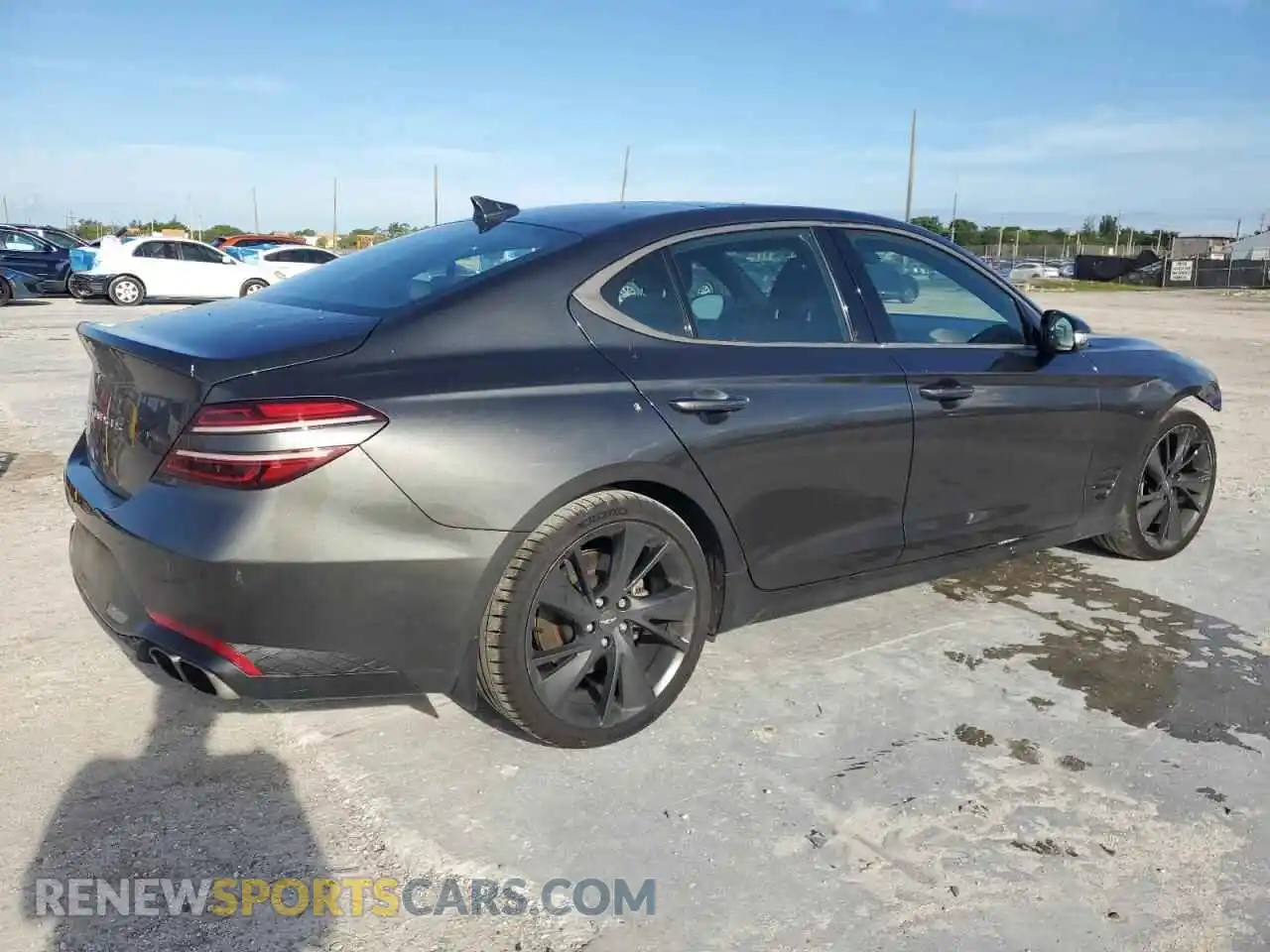 3 Photograph of a damaged car KMTG34TA2PU132893 GENESIS G70 BASE 2023