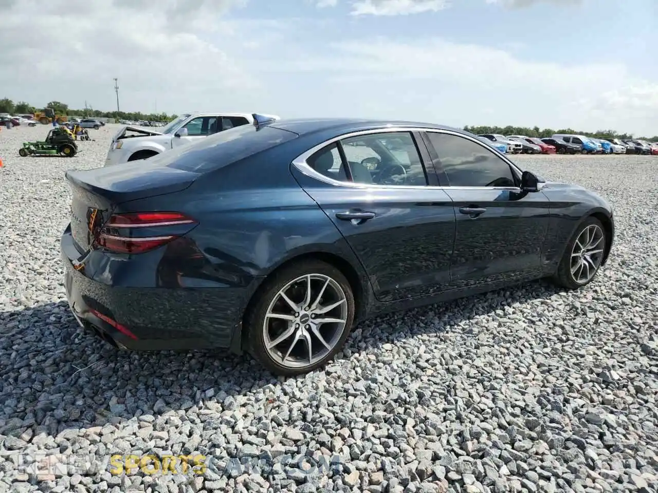 3 Photograph of a damaged car KMTG34TA3PU108506 GENESIS G70 BASE 2023